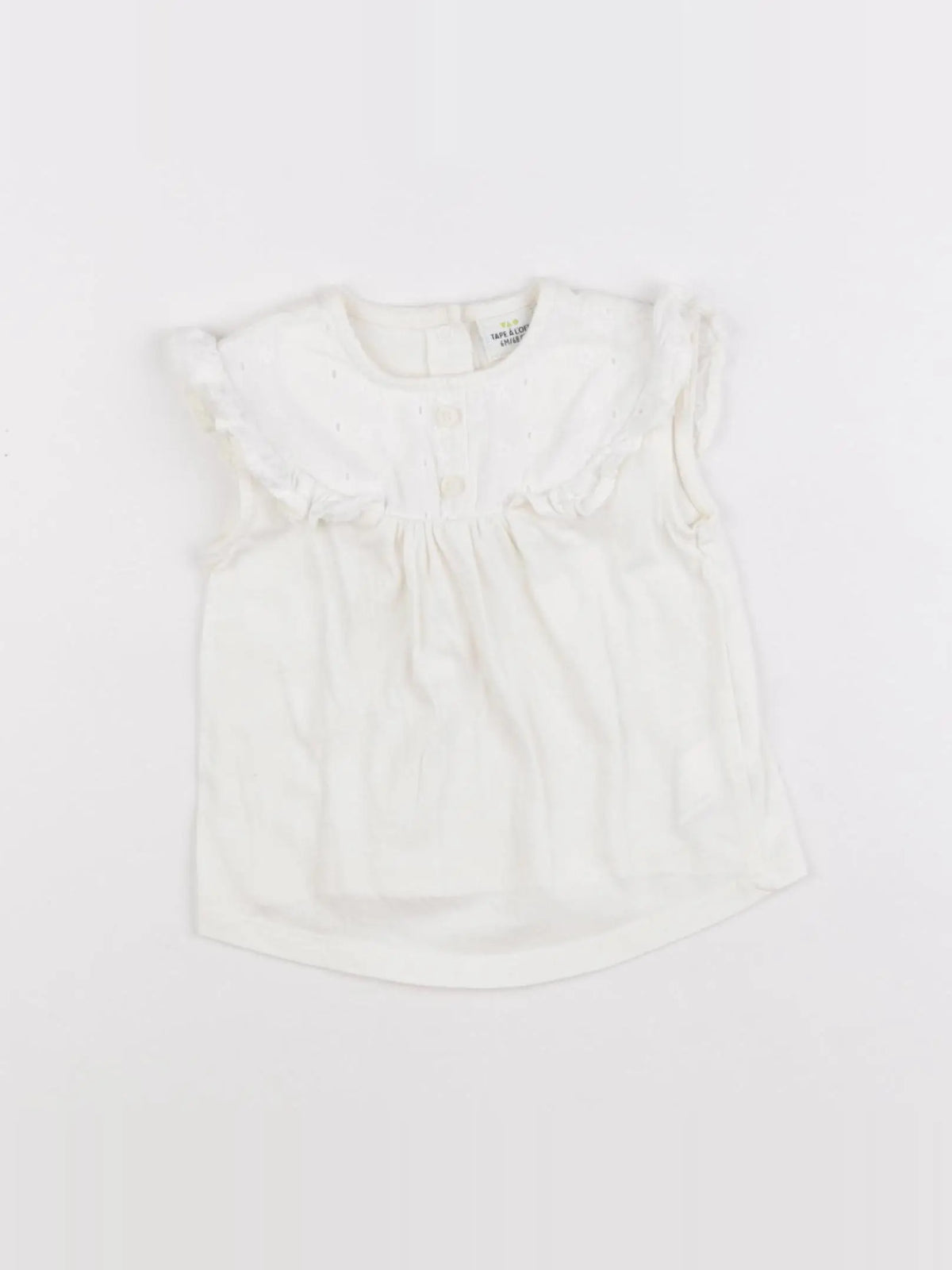 Tape à l'oeil - tee-shirt blanc - 6 mois