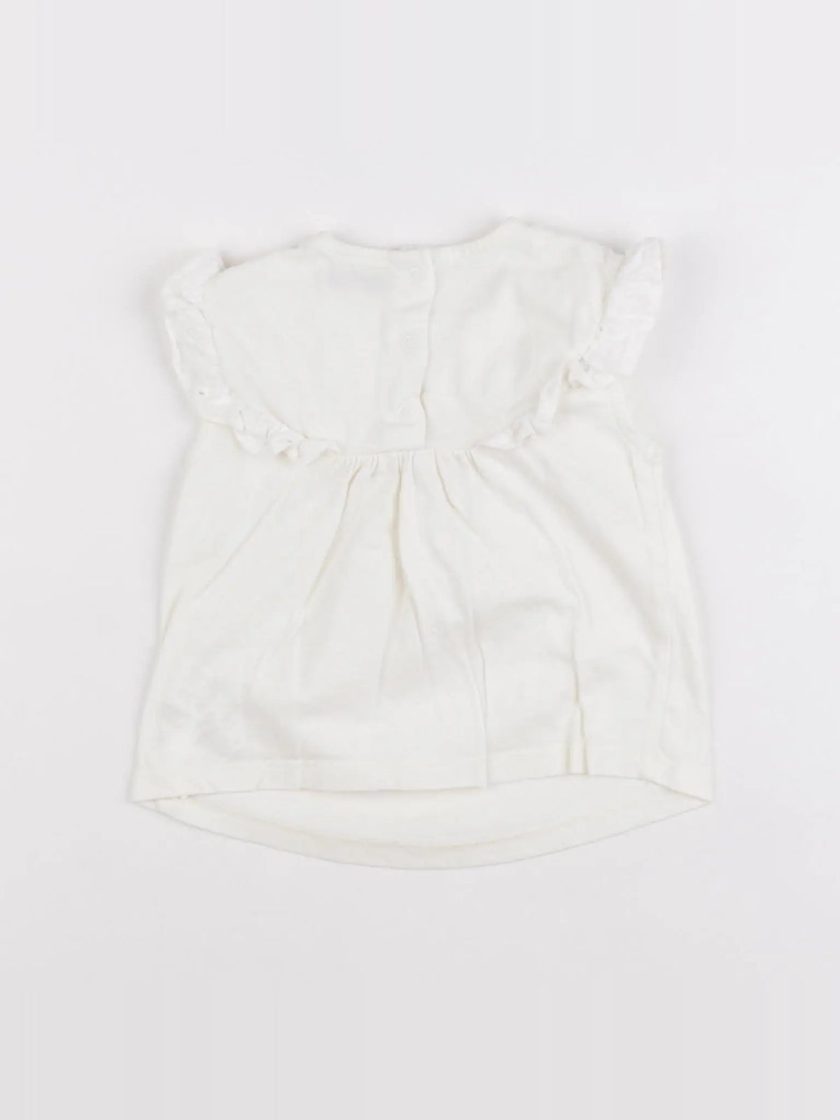 Tape à l'oeil - tee-shirt blanc - 6 mois