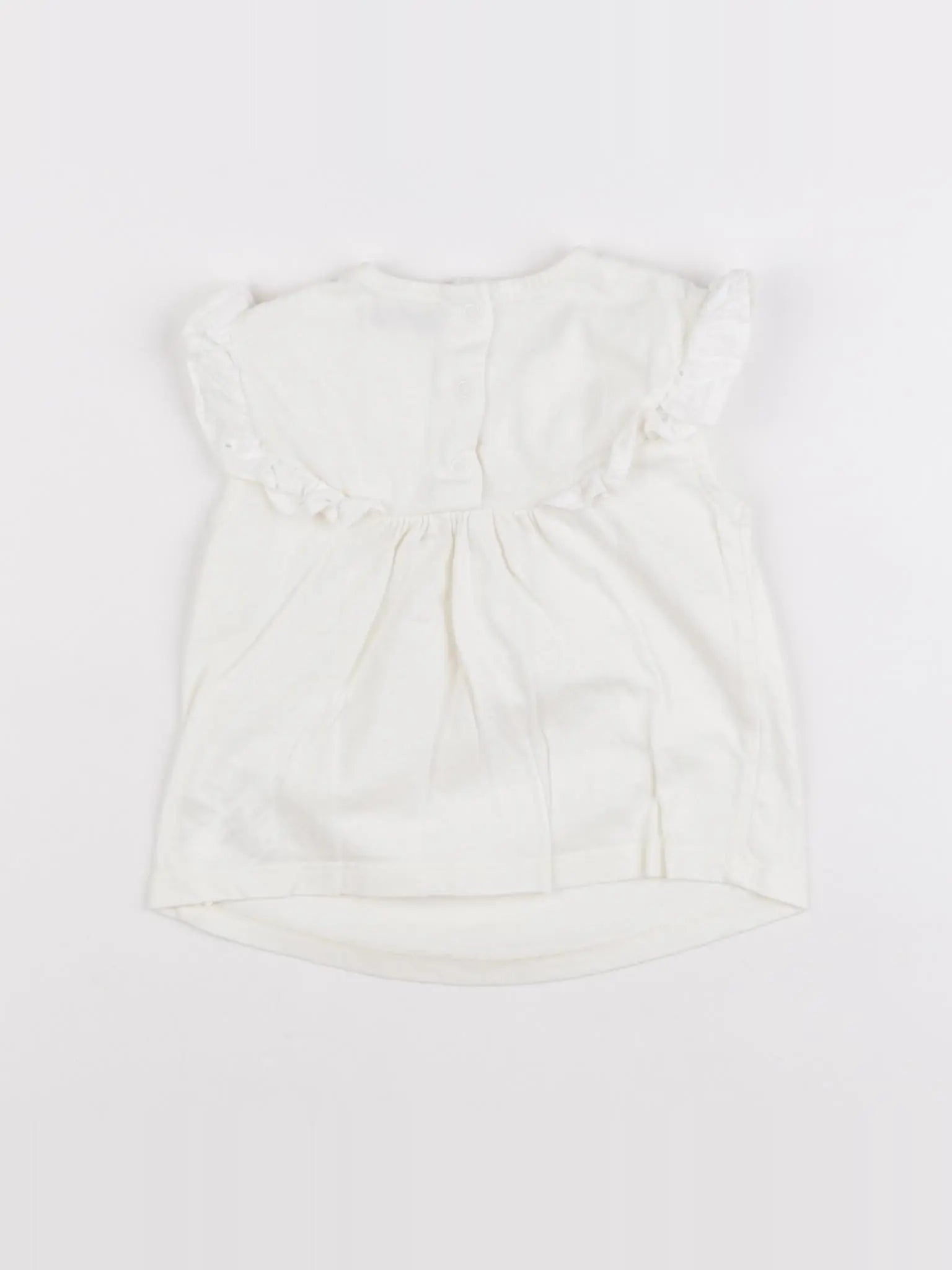Tape à l'oeil - tee-shirt blanc - 6 mois