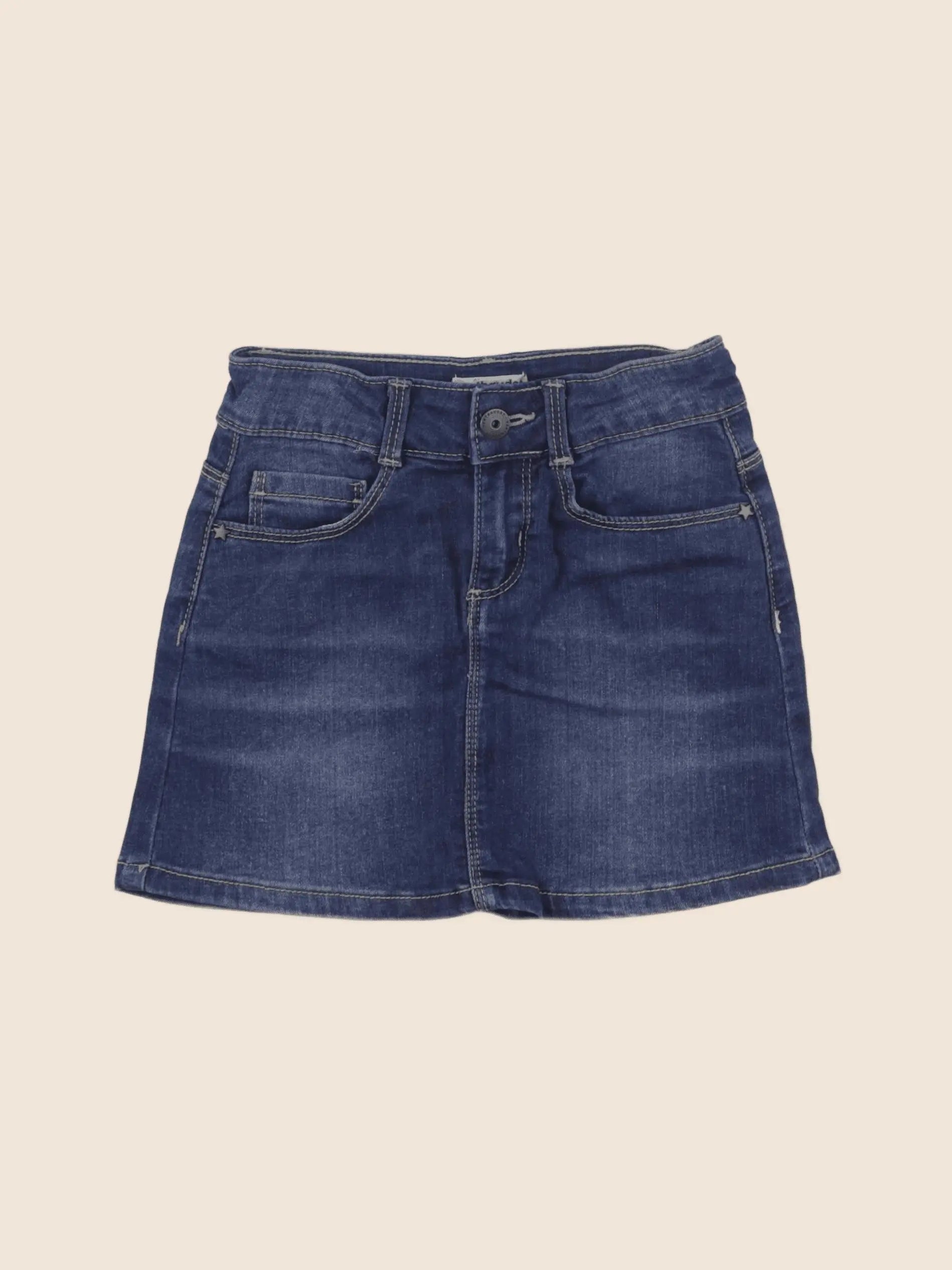 Vertbaudet - jupe bleu - 7 ans