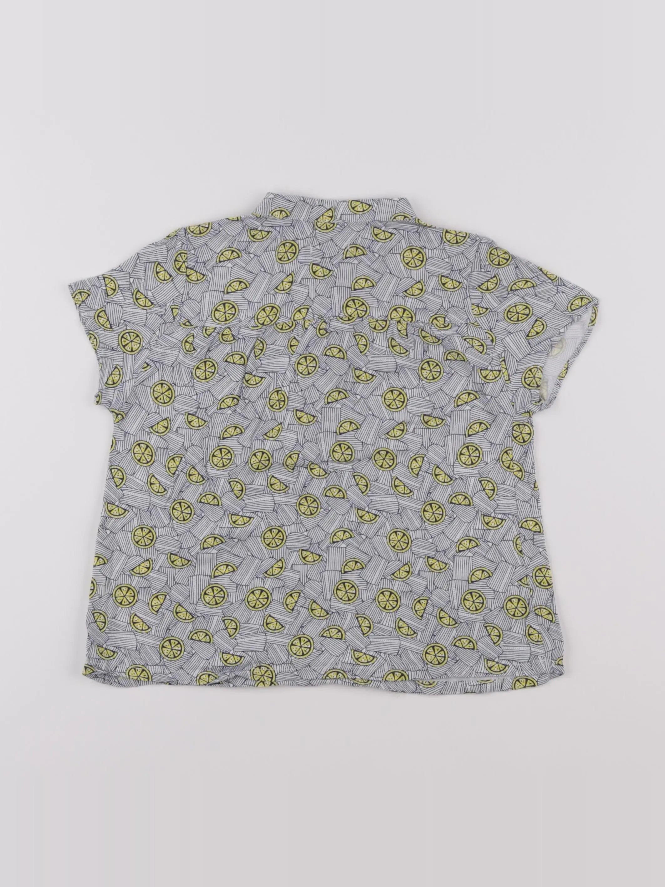 IKKS - tee-shirt blanc, bleu - 5 ans