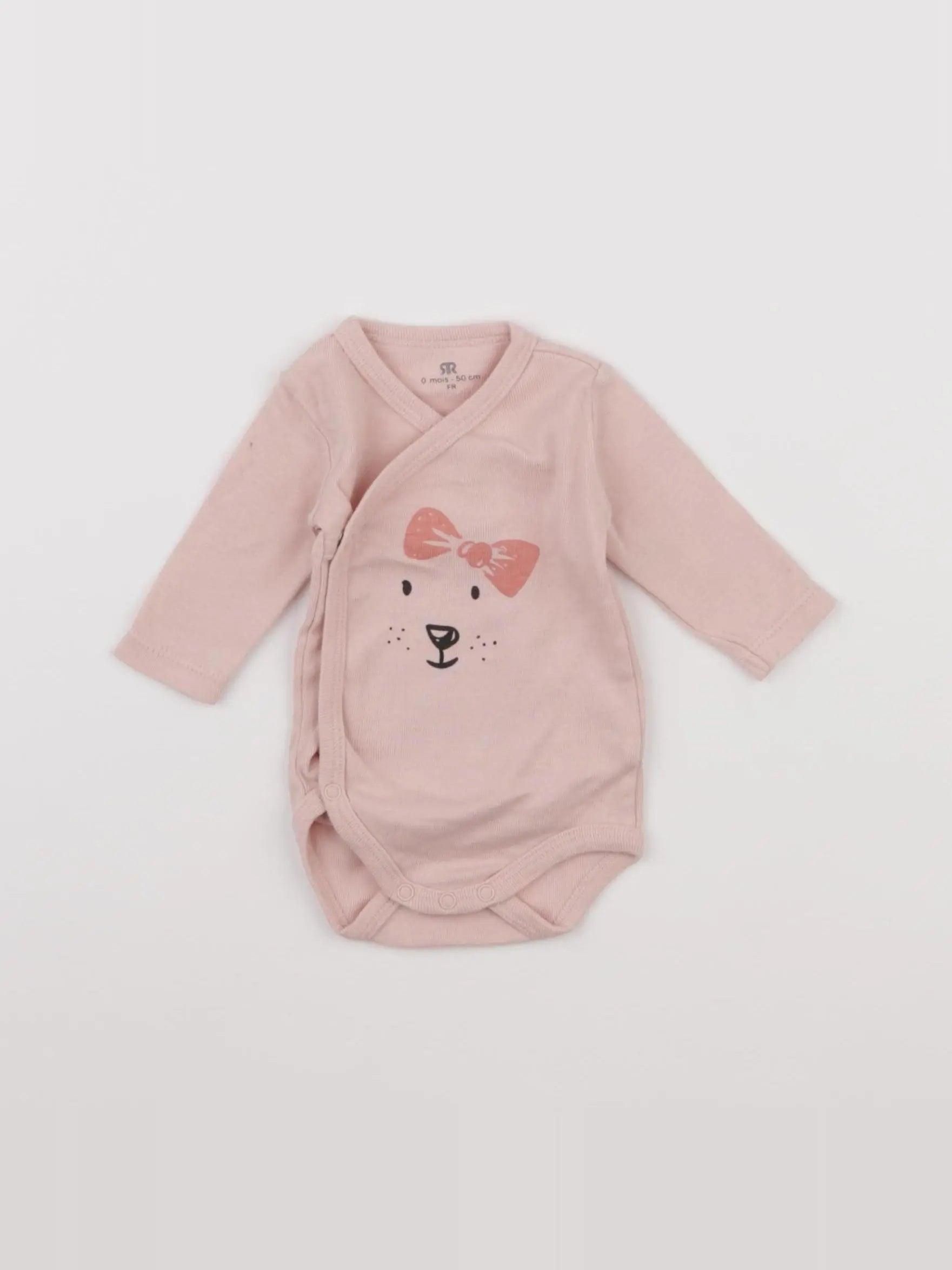 La Redoute - body rose - 0 mois