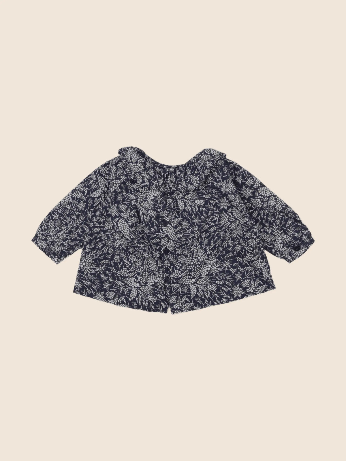 Jacadi - blouse bleu - 6 mois