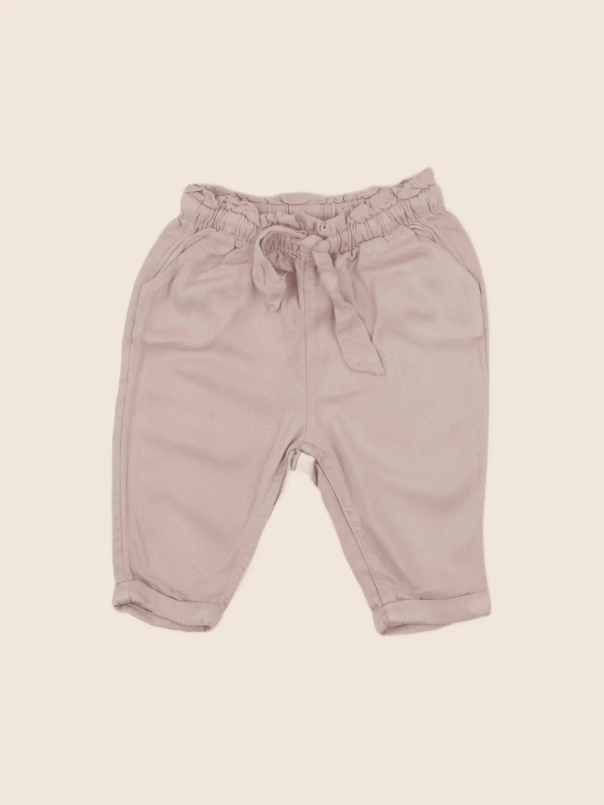 H&M - pantalon rose - 3/6 mois