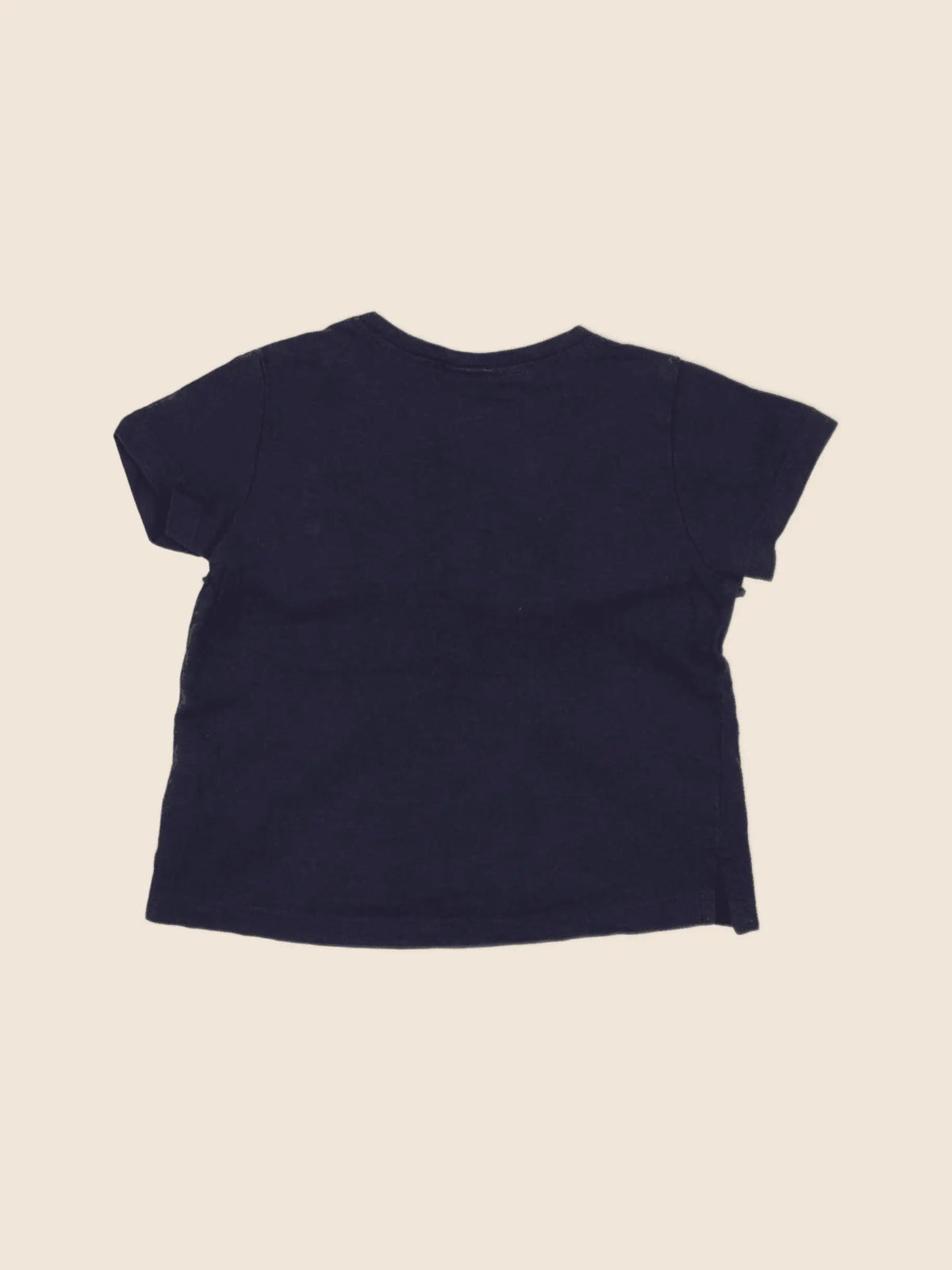 H&M - tee-shirt bleu - 3/6 mois