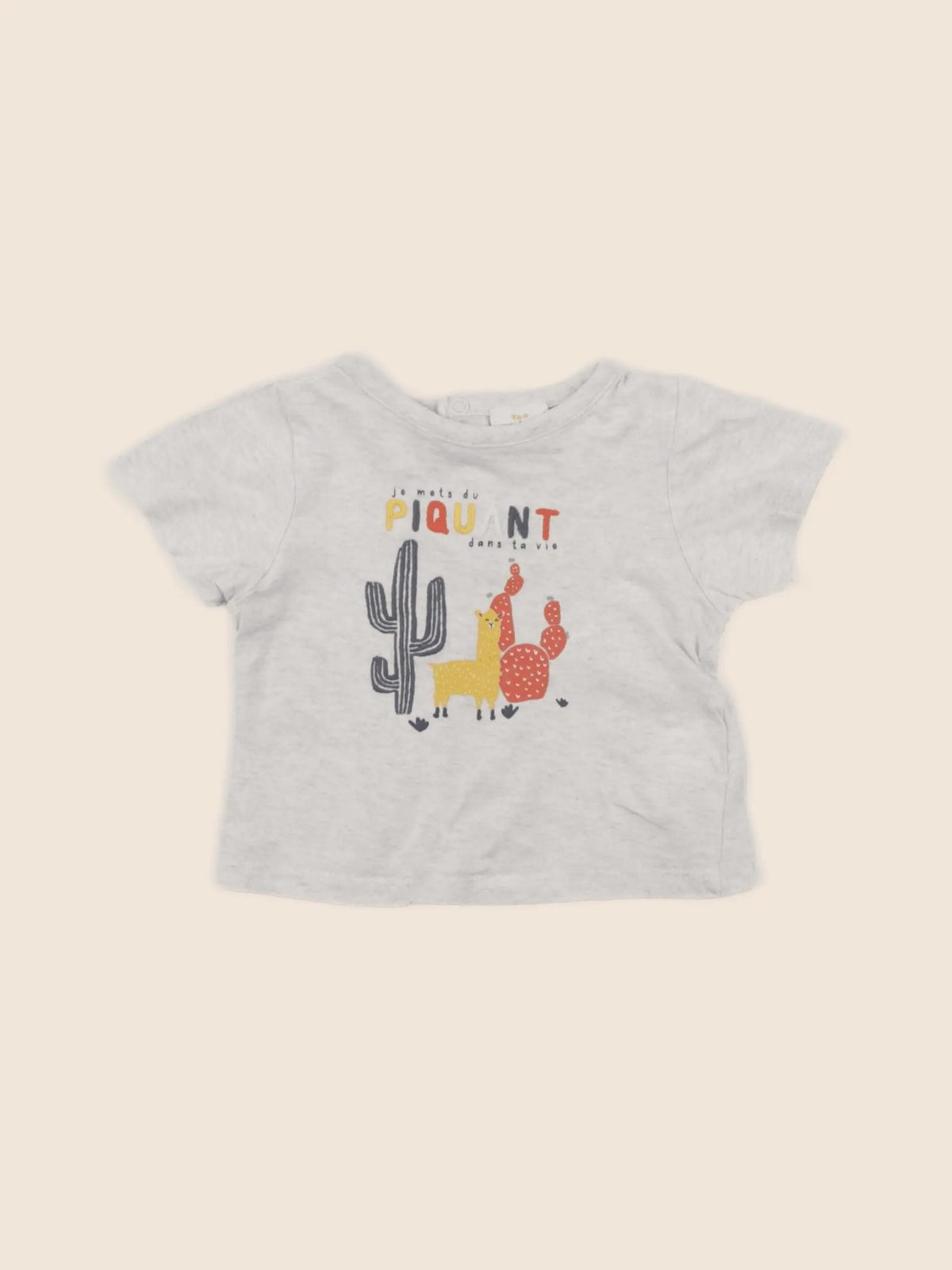 Tape à l'oeil - tee-shirt gris - 3 mois