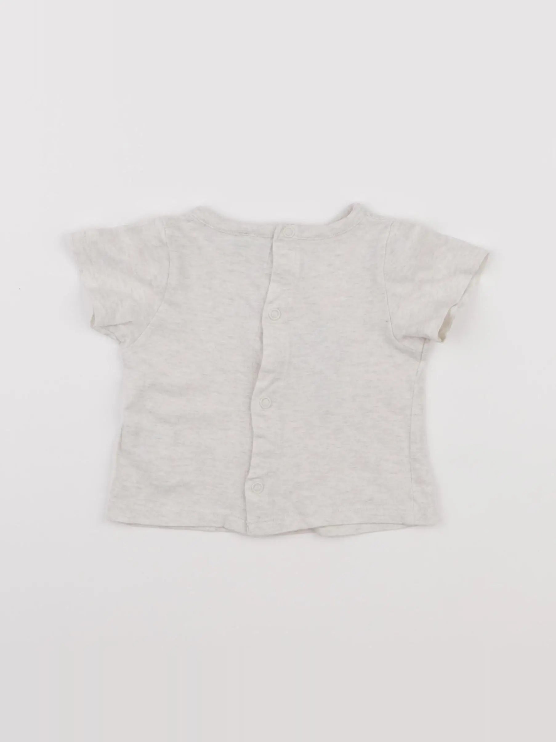 Tape à l'oeil - tee-shirt gris - 3 mois