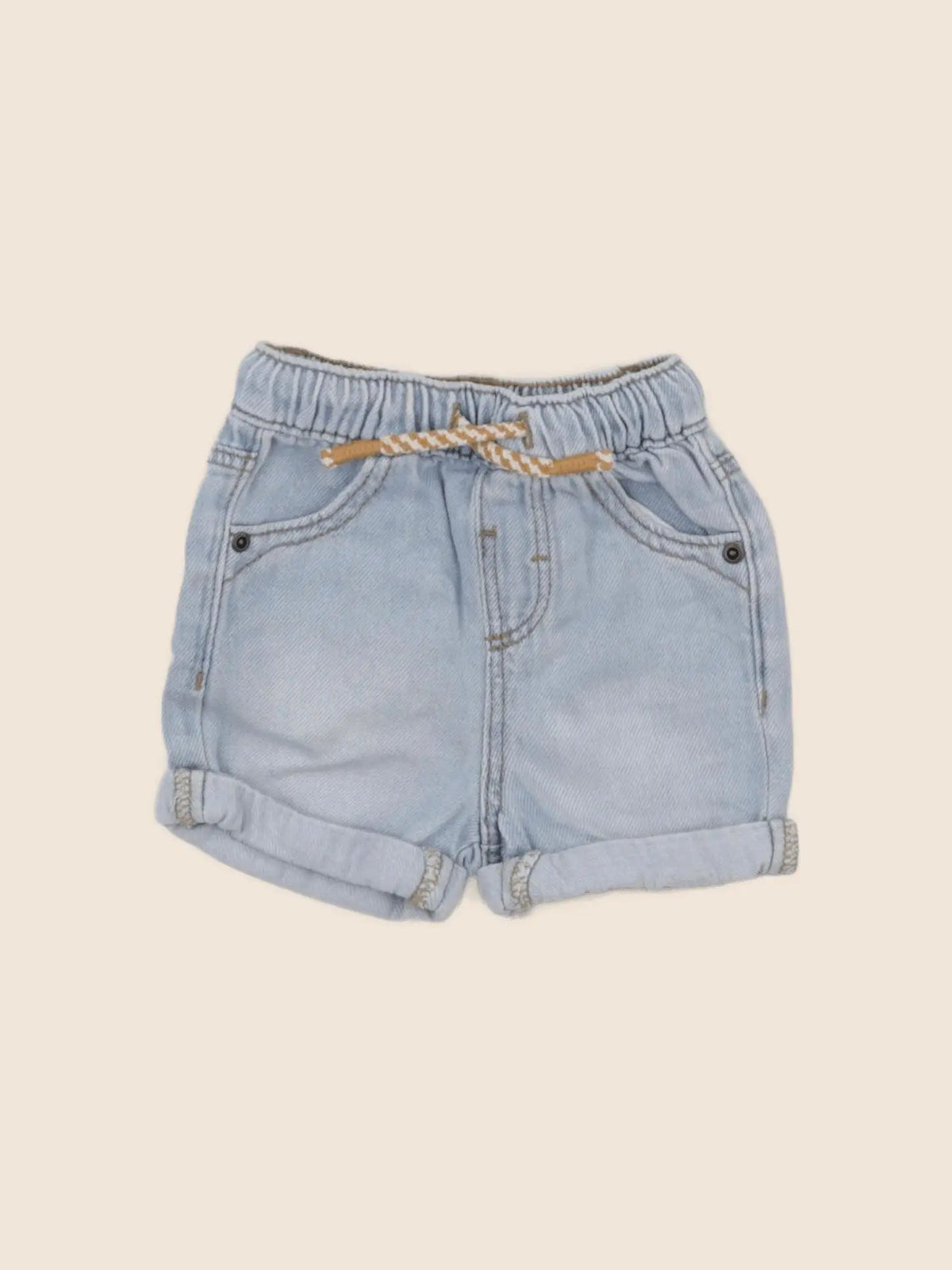 Vertbaudet - short bleu - 6 mois