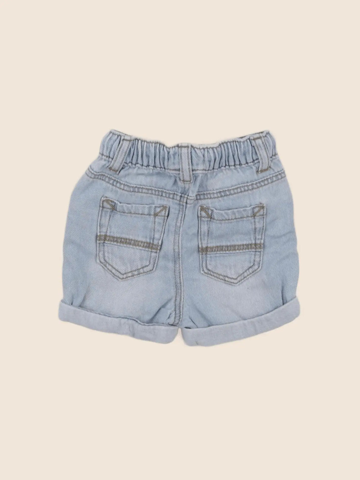 Vertbaudet - short bleu - 6 mois