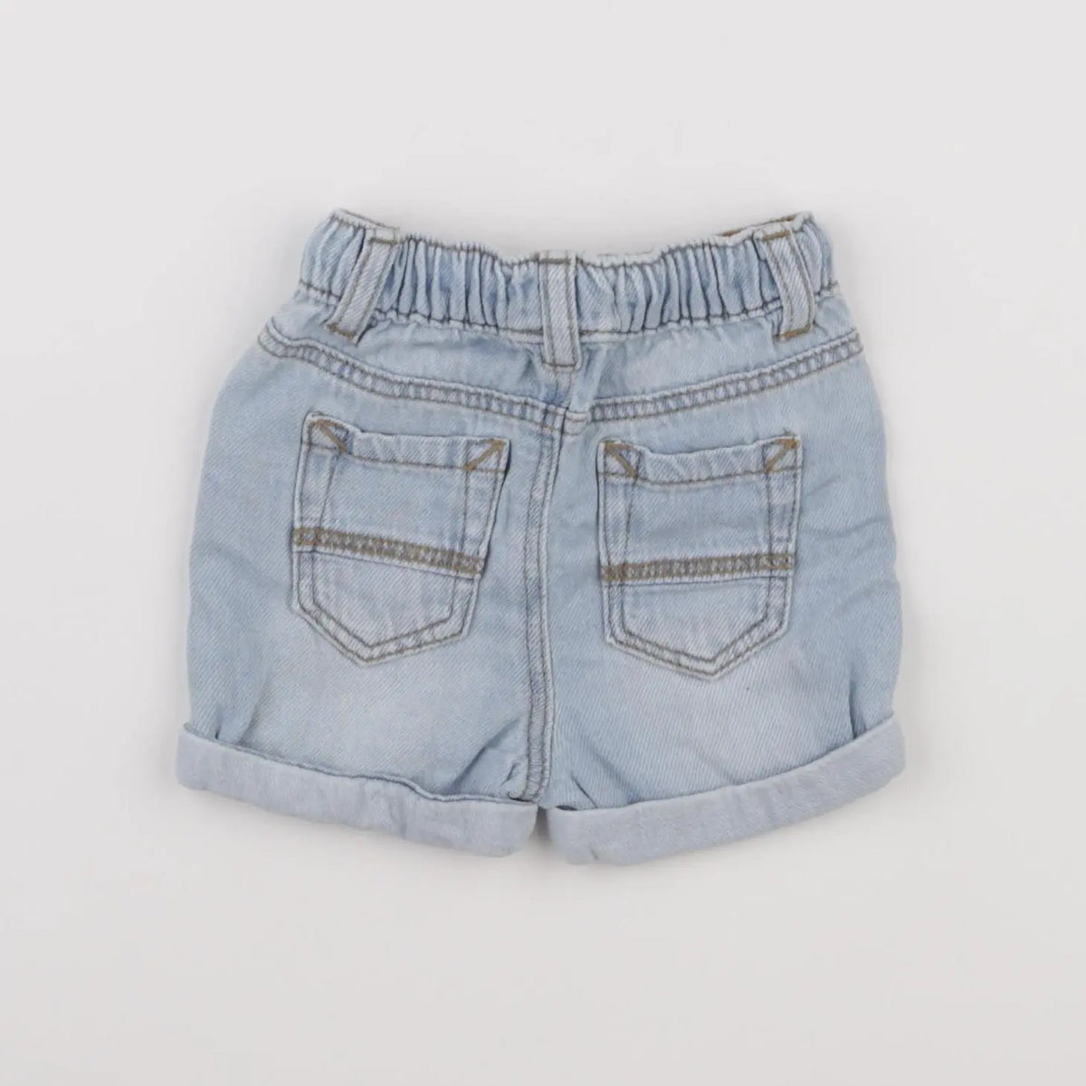 Vertbaudet - short bleu - 6 mois