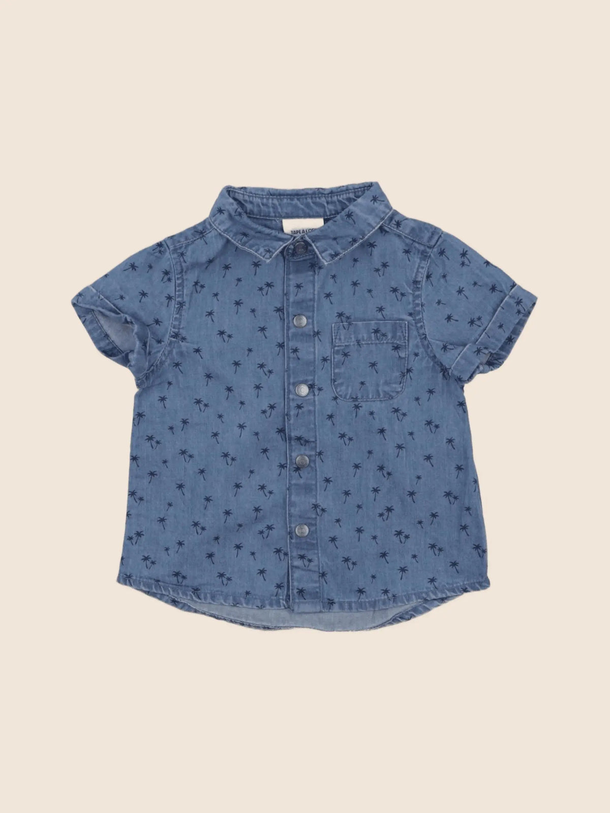 Tape à l'oeil - chemise bleu - 6 mois