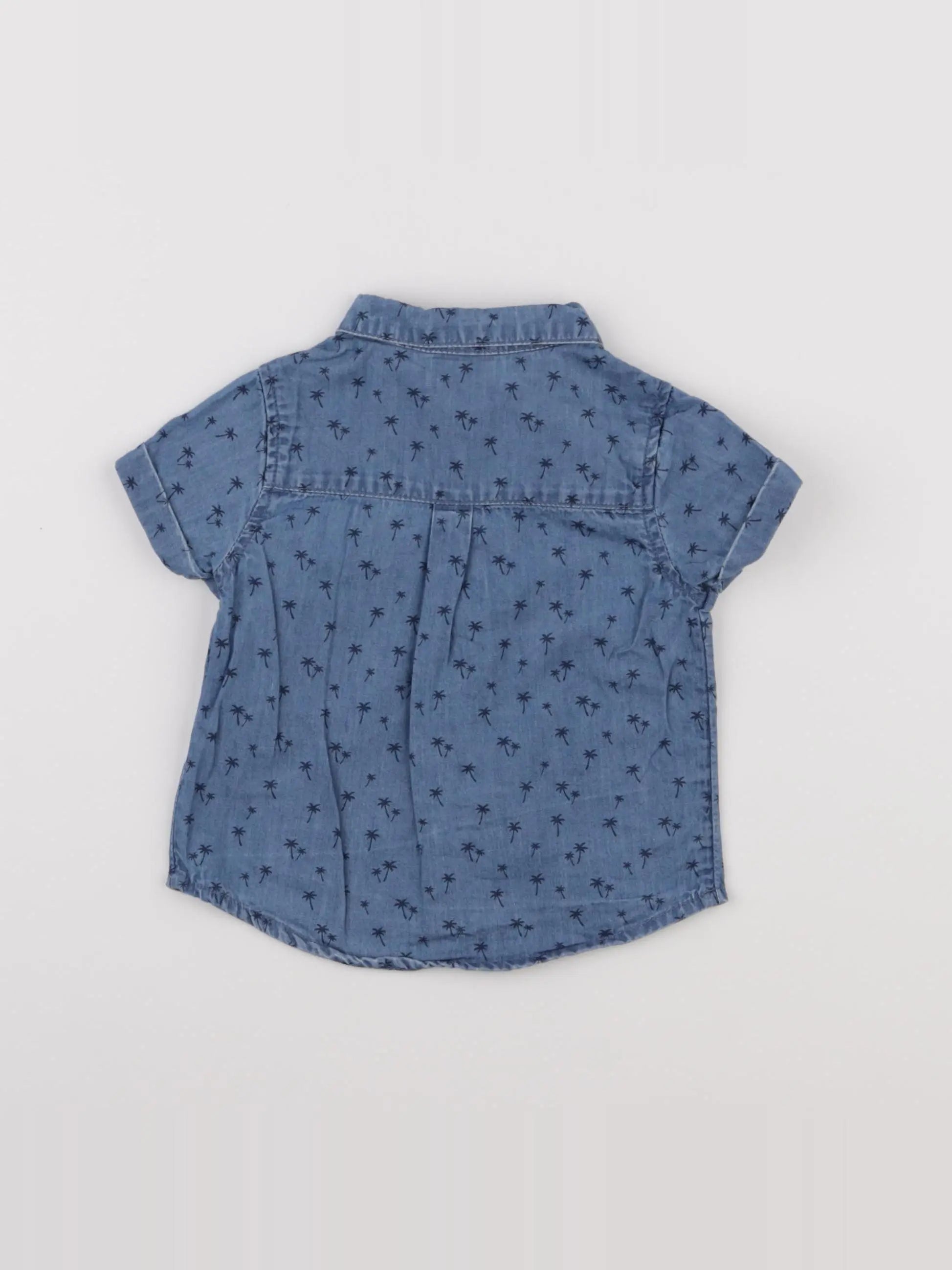 Tape à l'oeil - chemise bleu - 6 mois