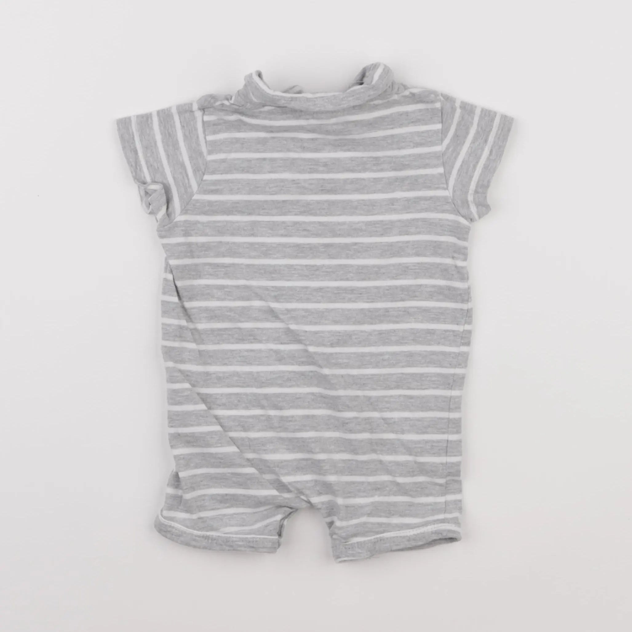 Vertbaudet - combinaison gris - 6 mois