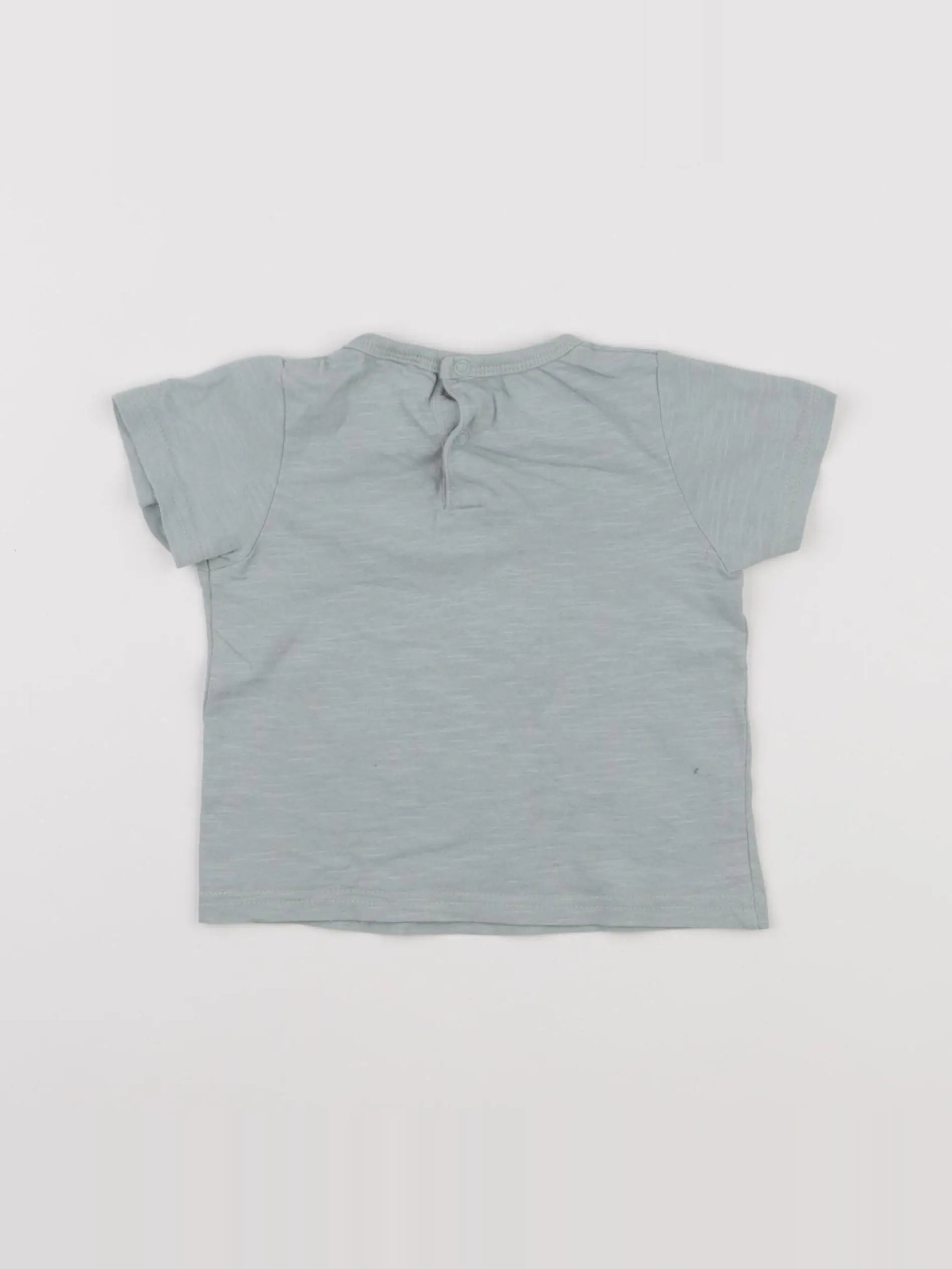 Tape à l'oeil - tee-shirt bleu - 6 mois