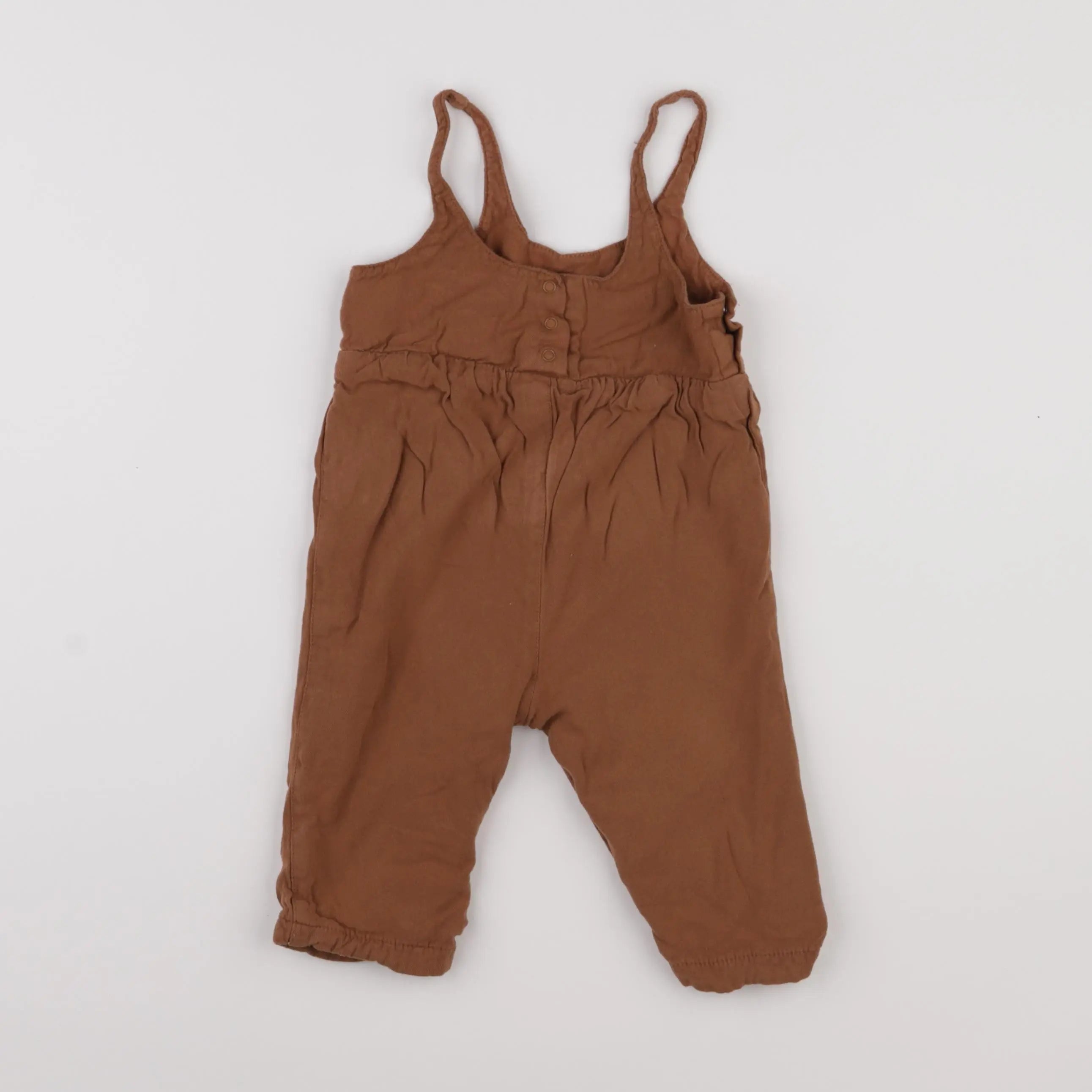 Vertbaudet - combinaison marron - 12 mois