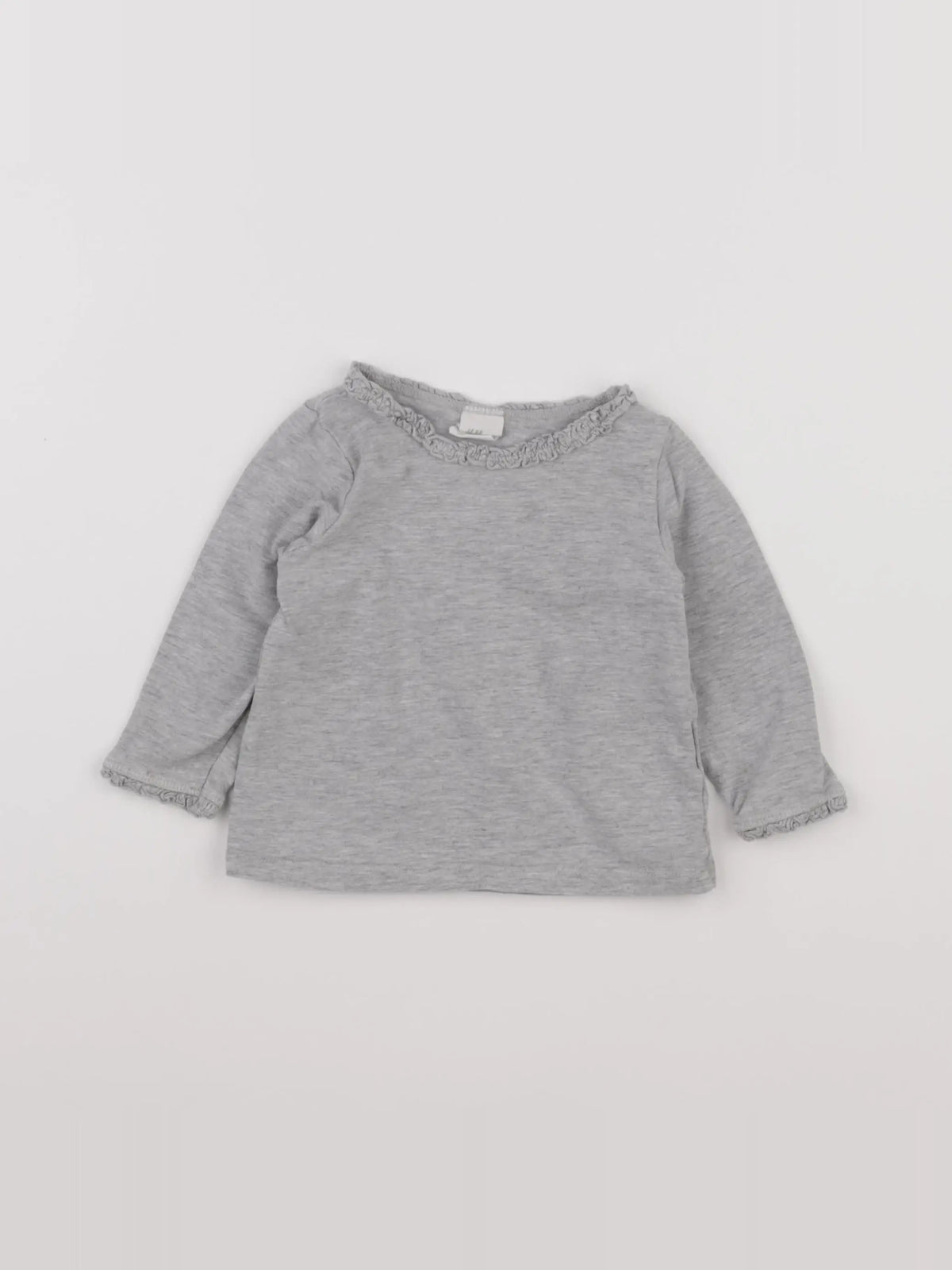 H&M - tee-shirt gris - 3/6 mois