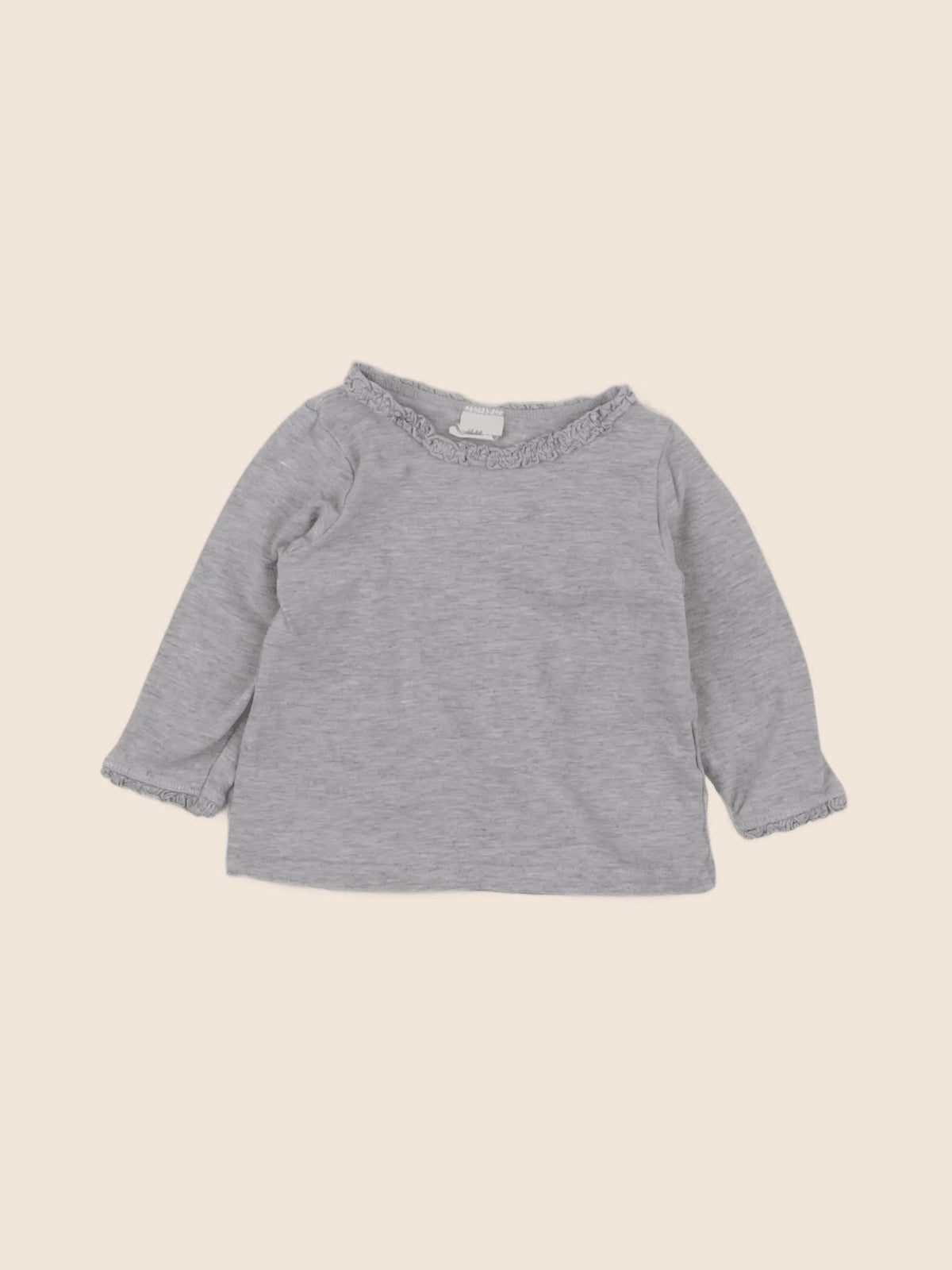 H&M - tee-shirt gris - 3/6 mois