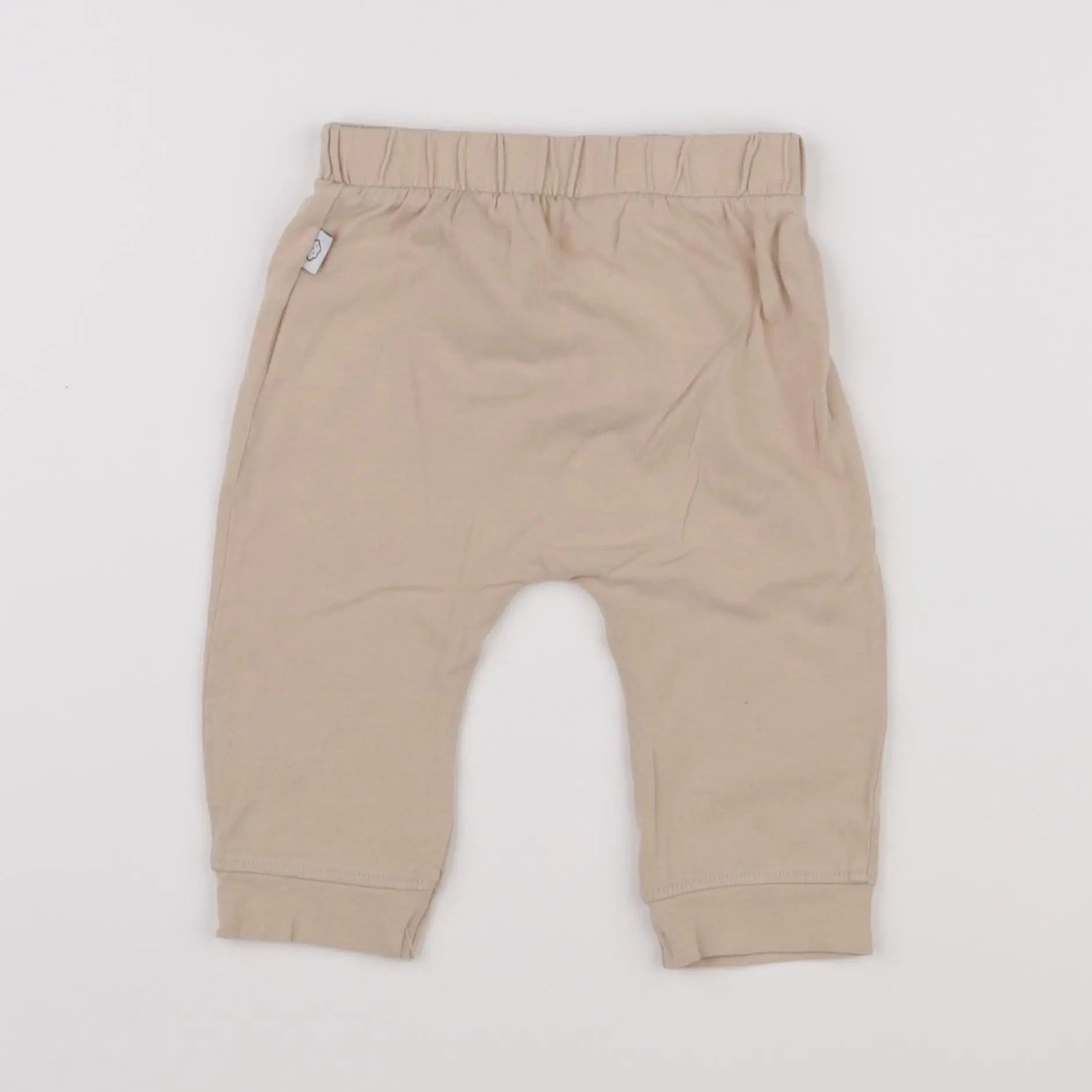 Vertbaudet - sarouel beige - 12 mois