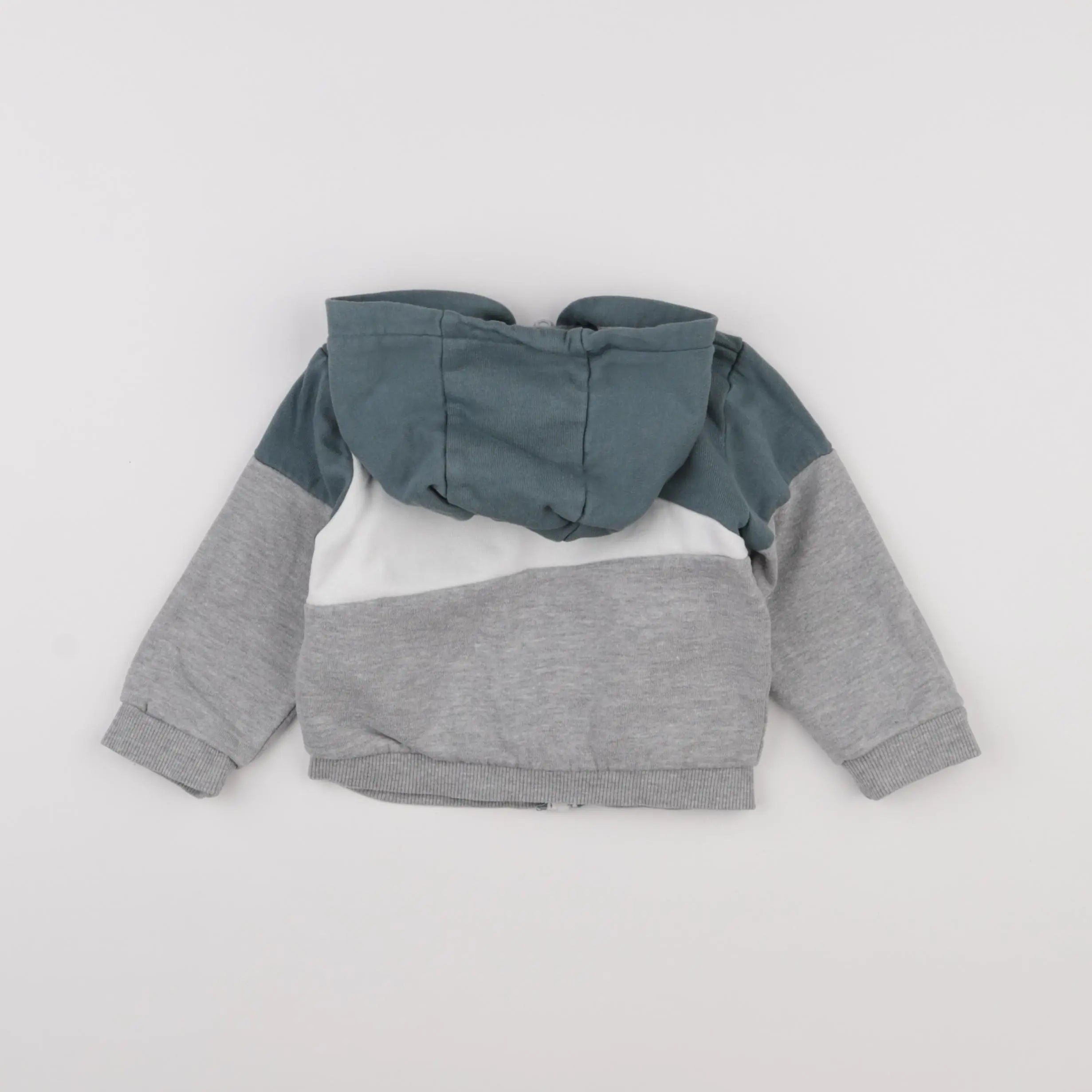 Vertbaudet - sweat bleu - 12 mois