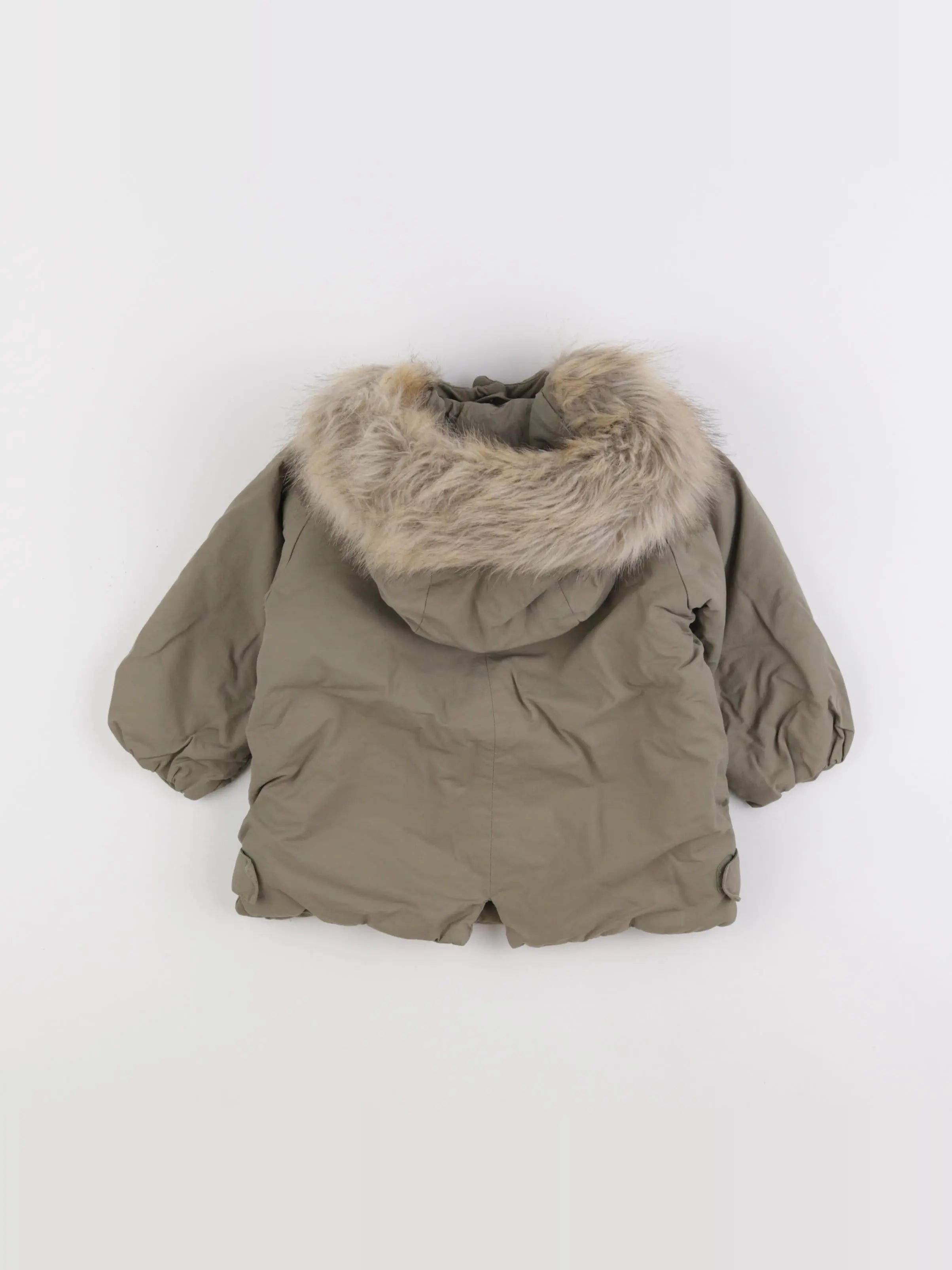 Zara - doudoune vert - 9/12 mois