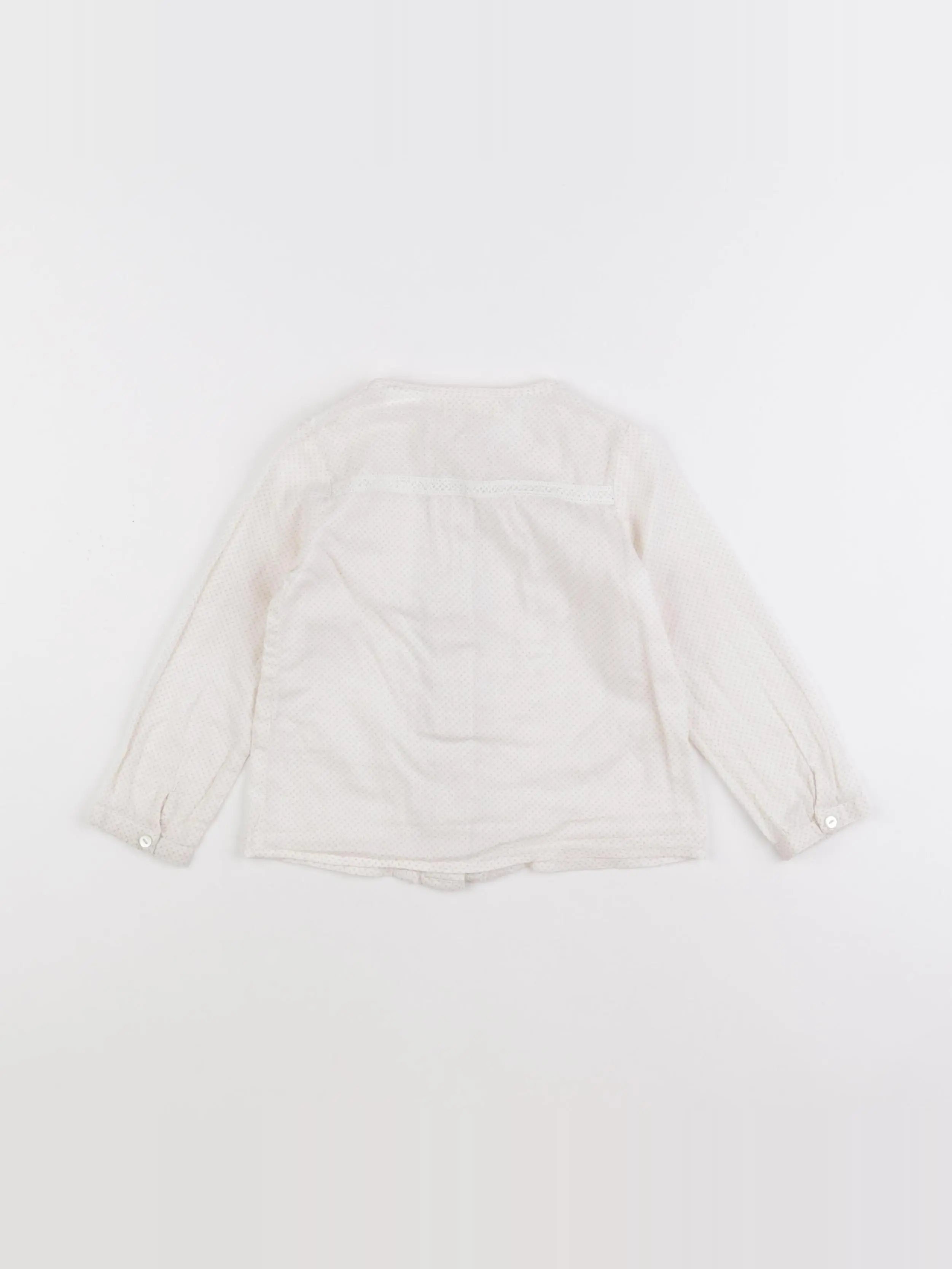 Zara - blouse blanc - 24/36 mois