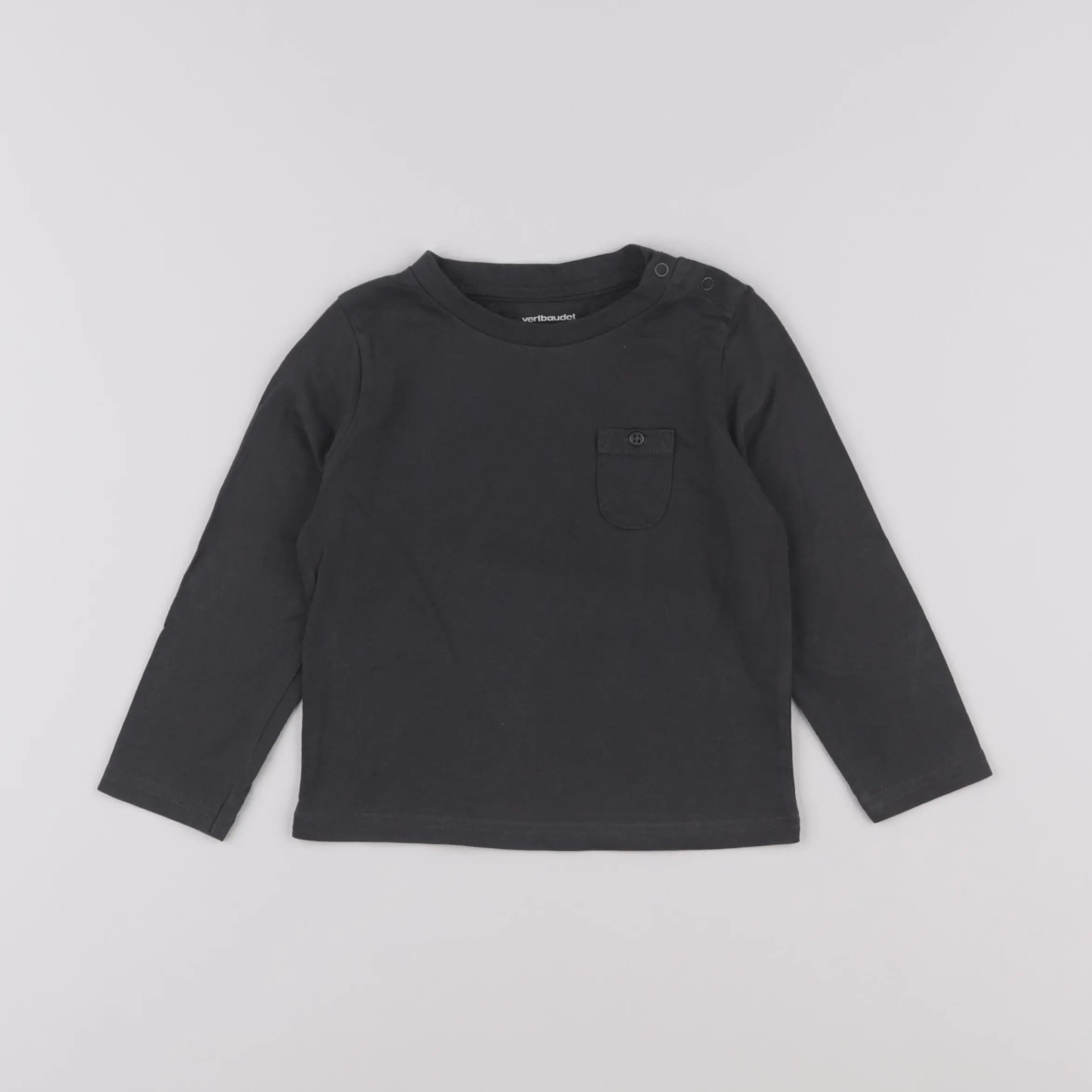 Vertbaudet - tee-shirt gris - 18 mois