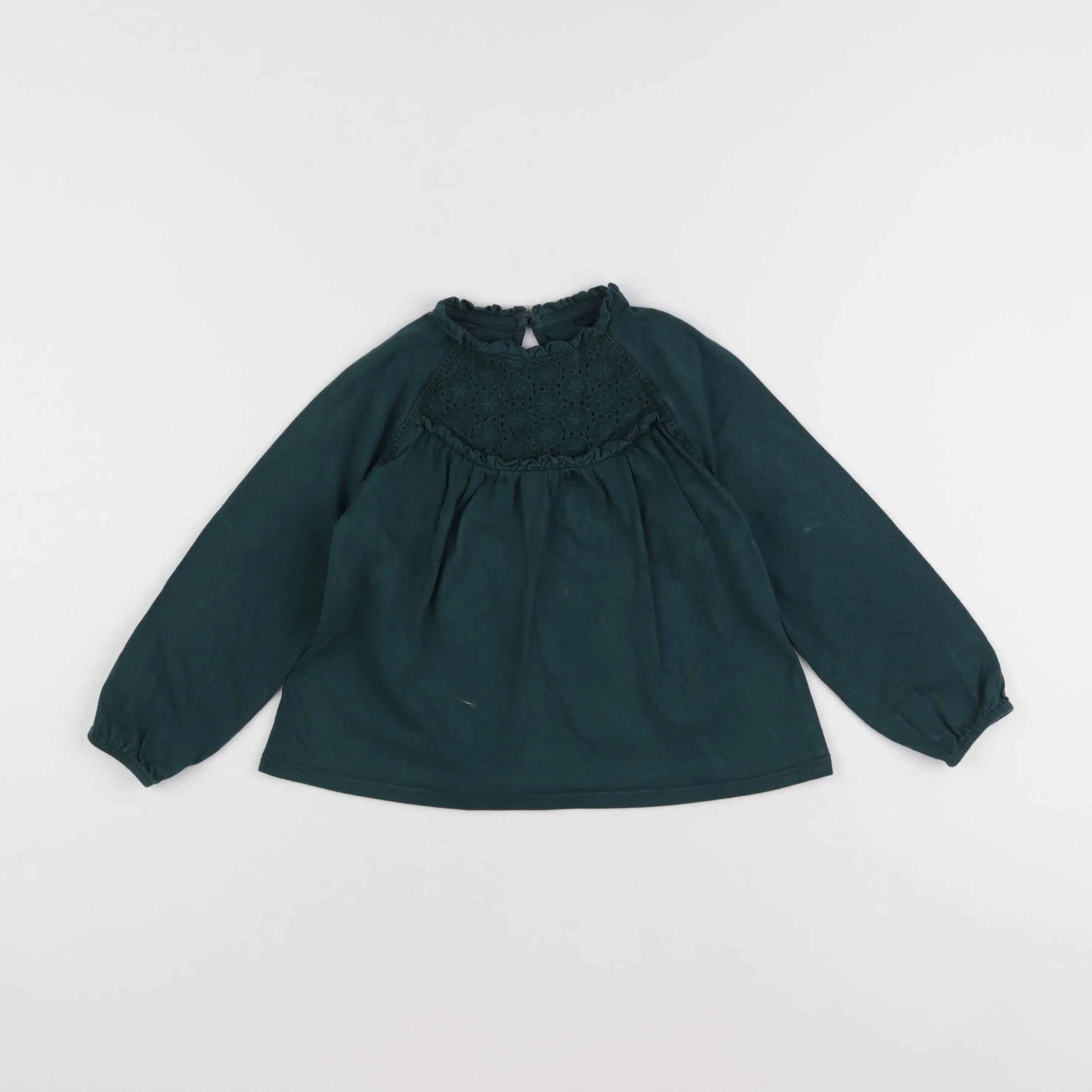 Vertbaudet - tee-shirt vert - 5 ans