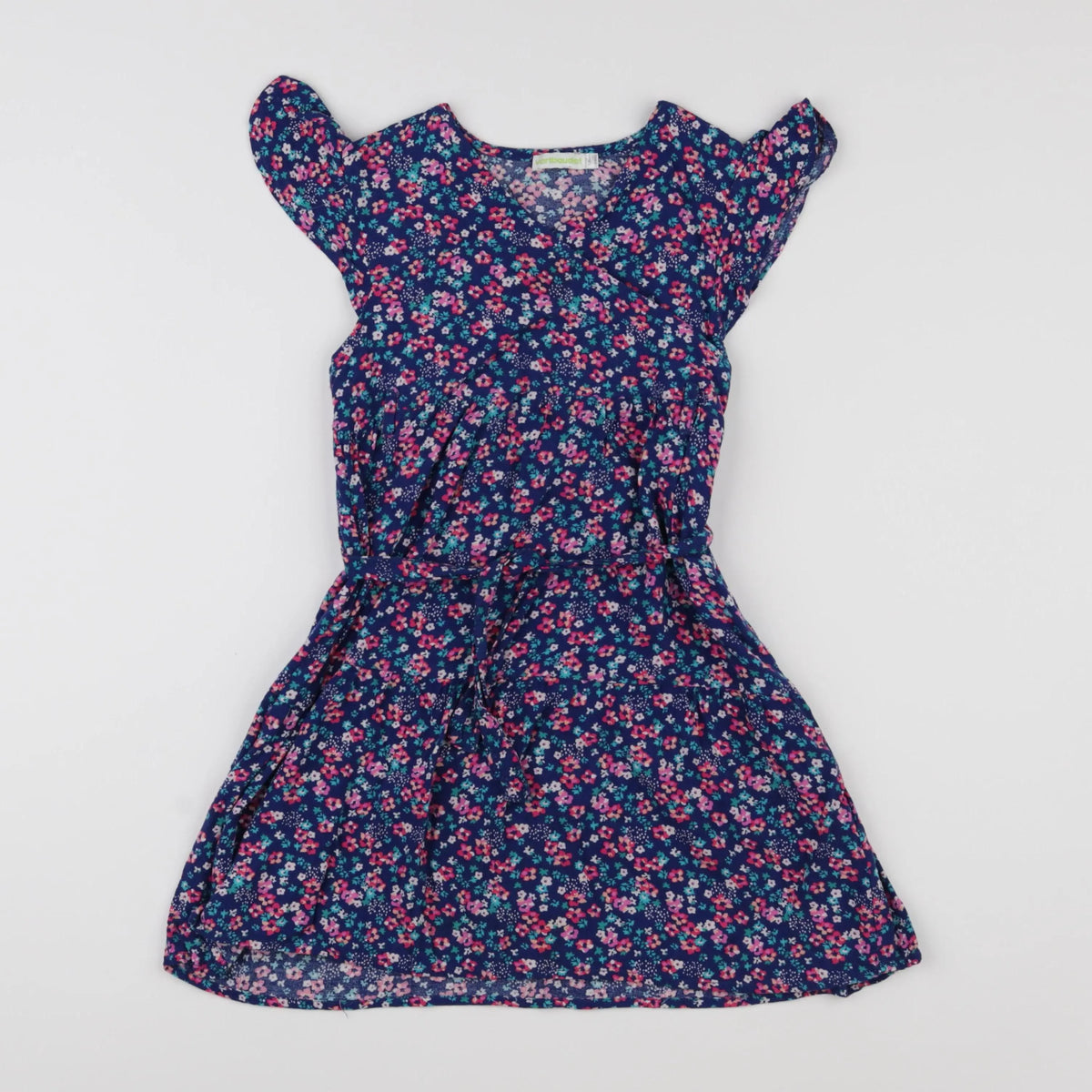 Vertbaudet - robe multicolore - 8 ans