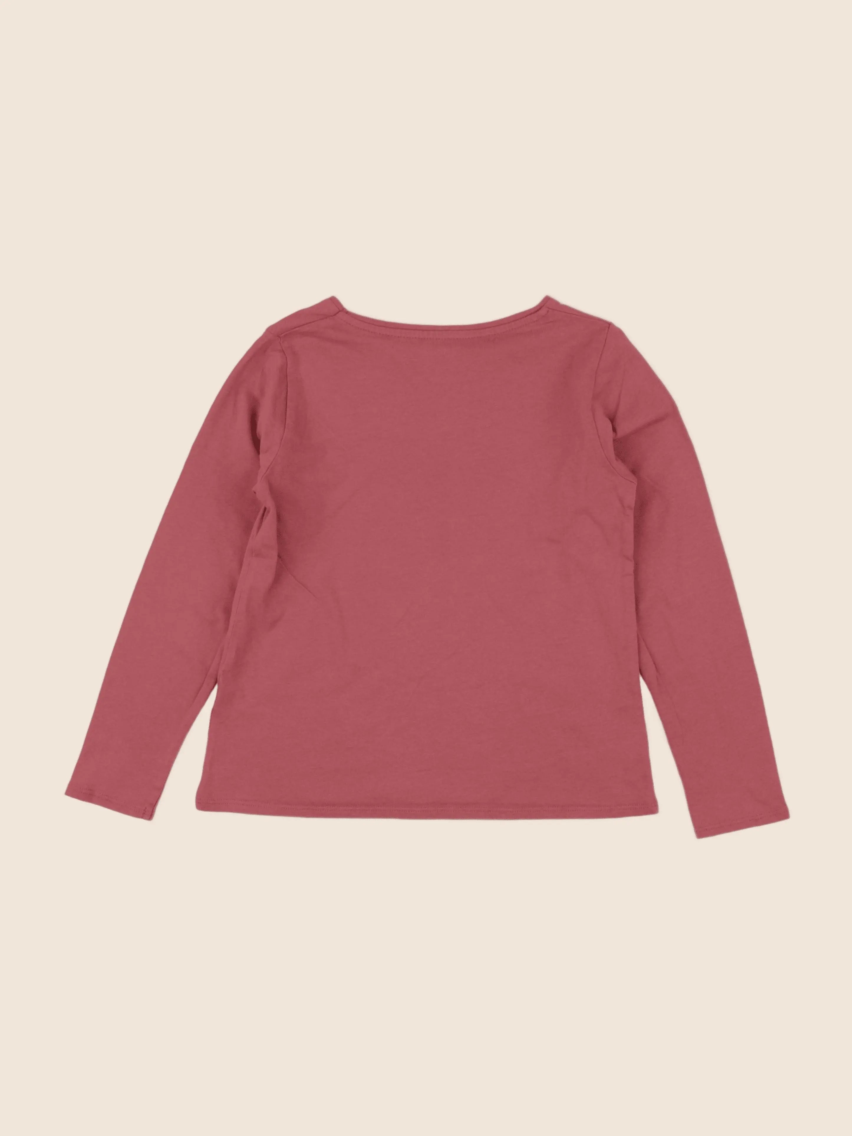 Vertbaudet - tee-shirt rose - 8 ans