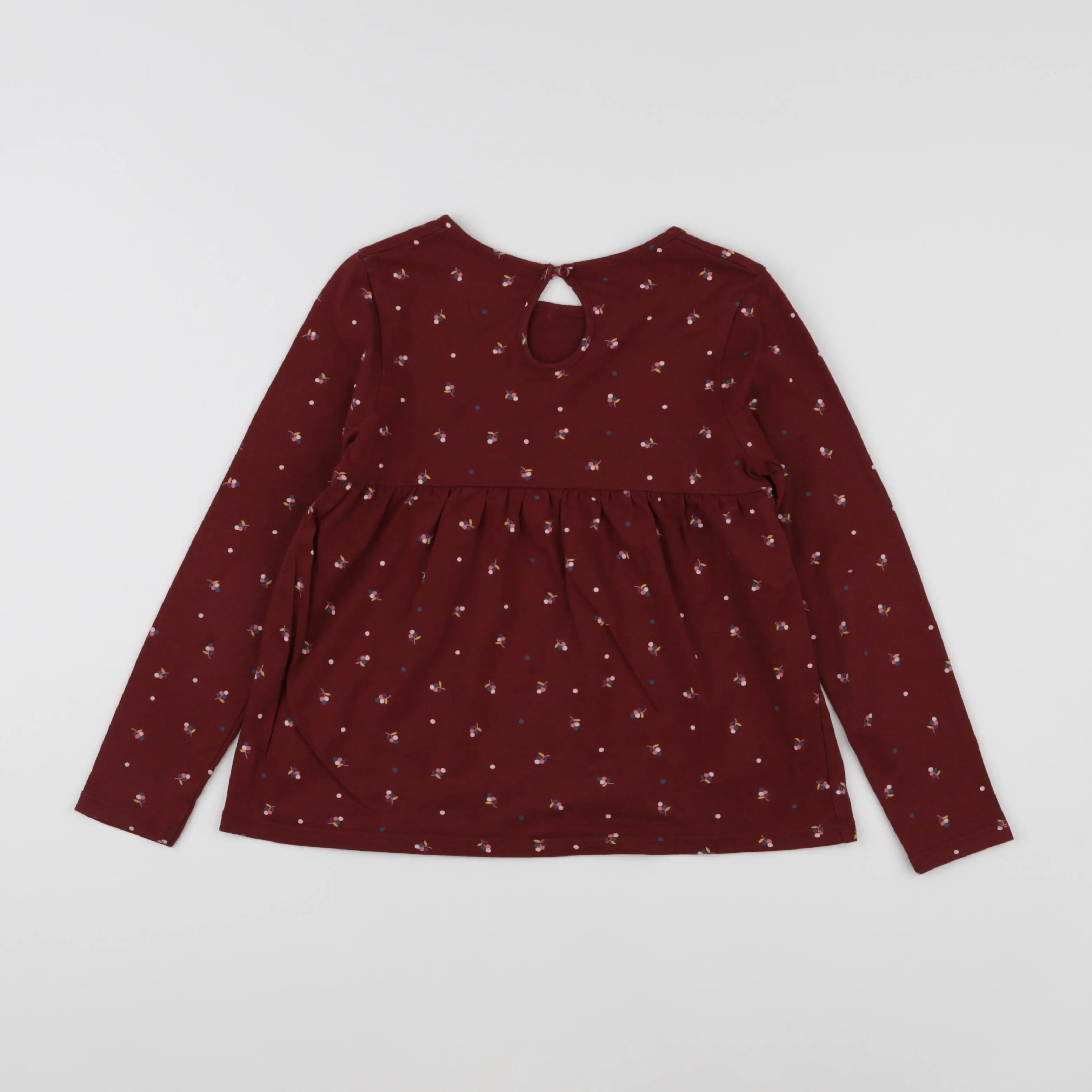 Vertbaudet - tee-shirt rouge - 8 ans