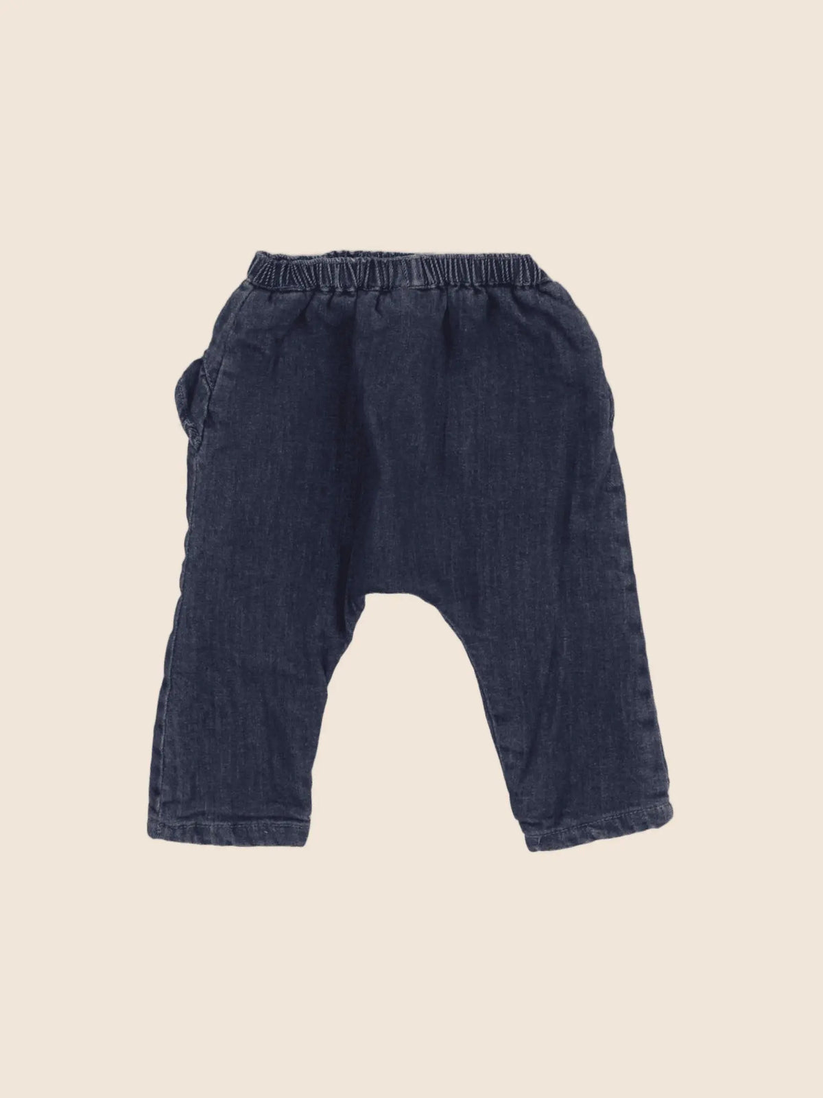 Boutchou - pantalon bleu - 3 mois