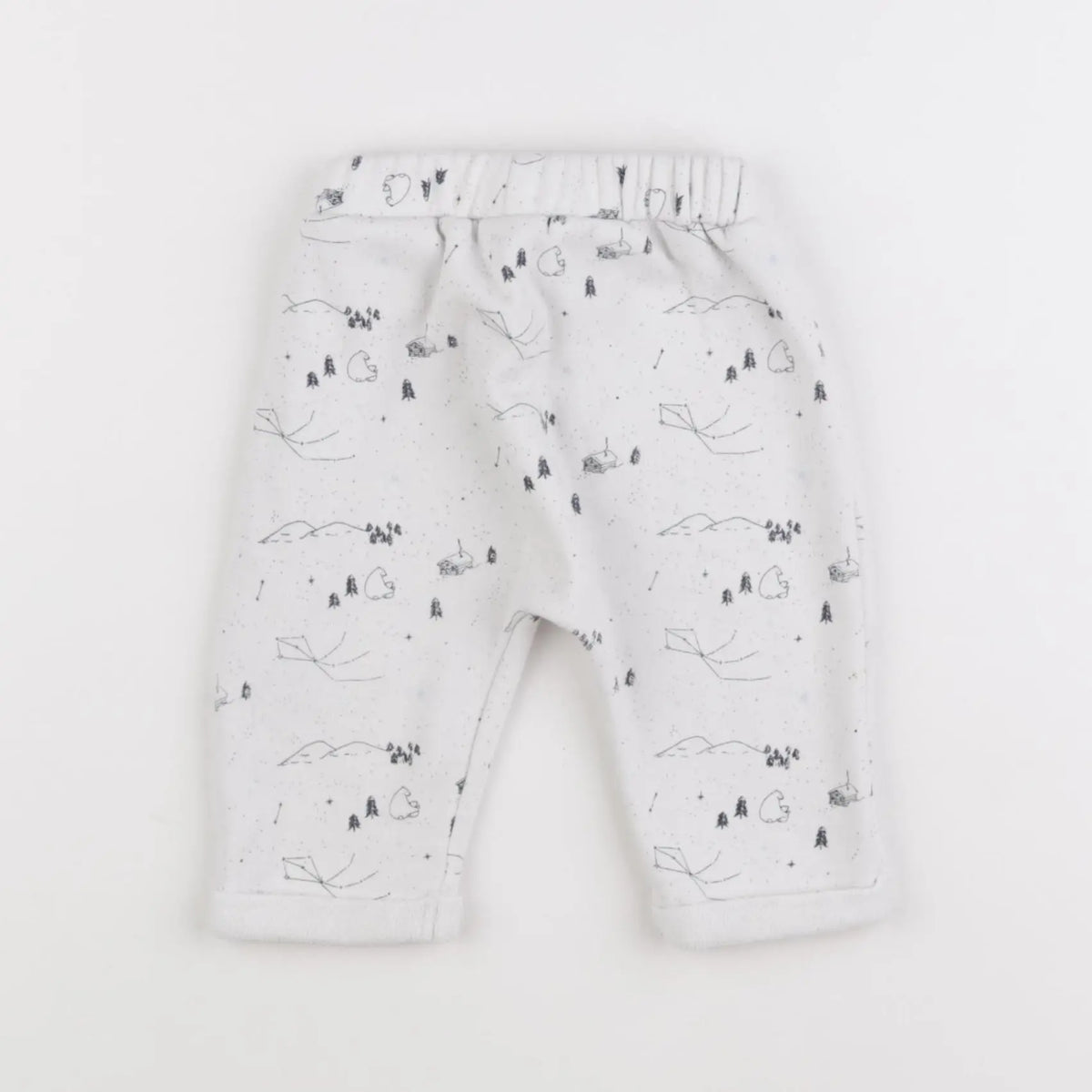 Vertbaudet - pantalon blanc - 6 mois