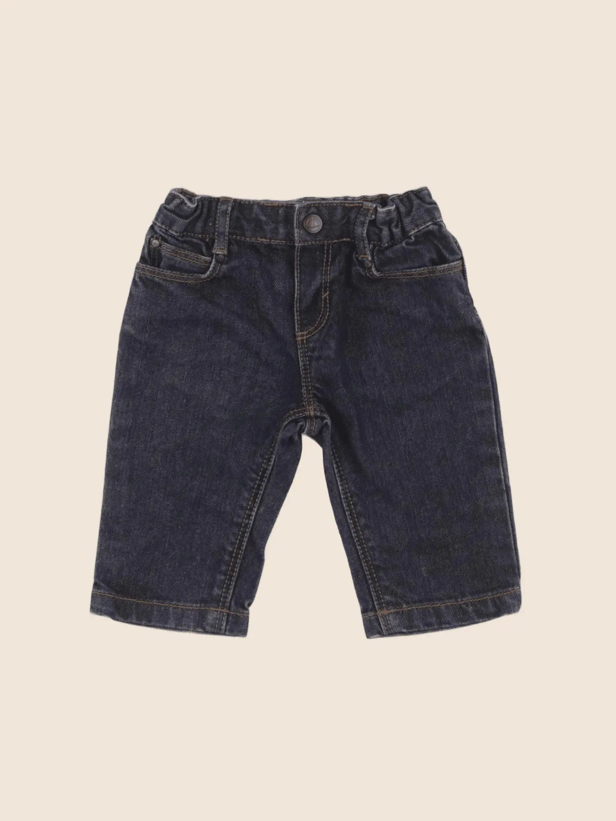 Petit Bateau - jean bleu - 3 mois