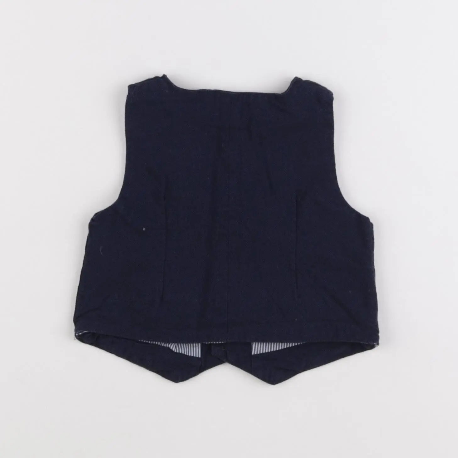 Vertbaudet - gilet bleu - 6 mois