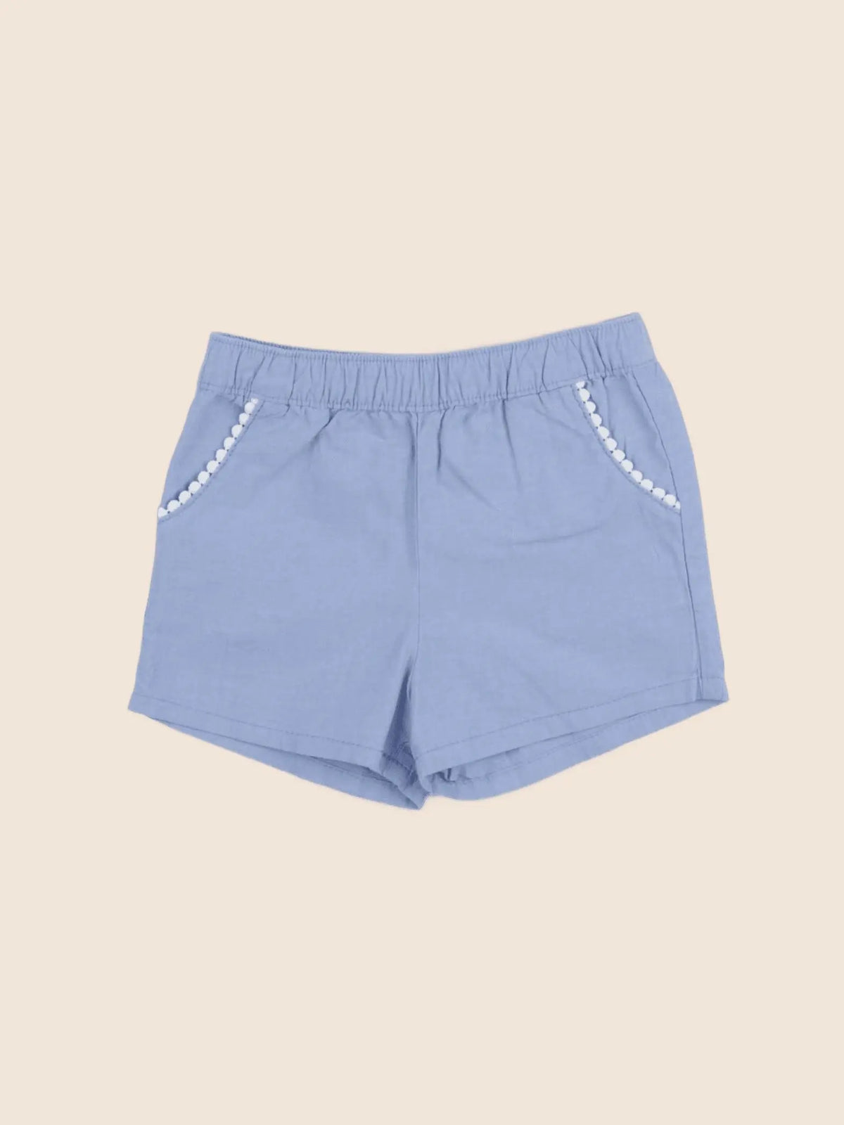 H&M - short bleu - 3/6 mois