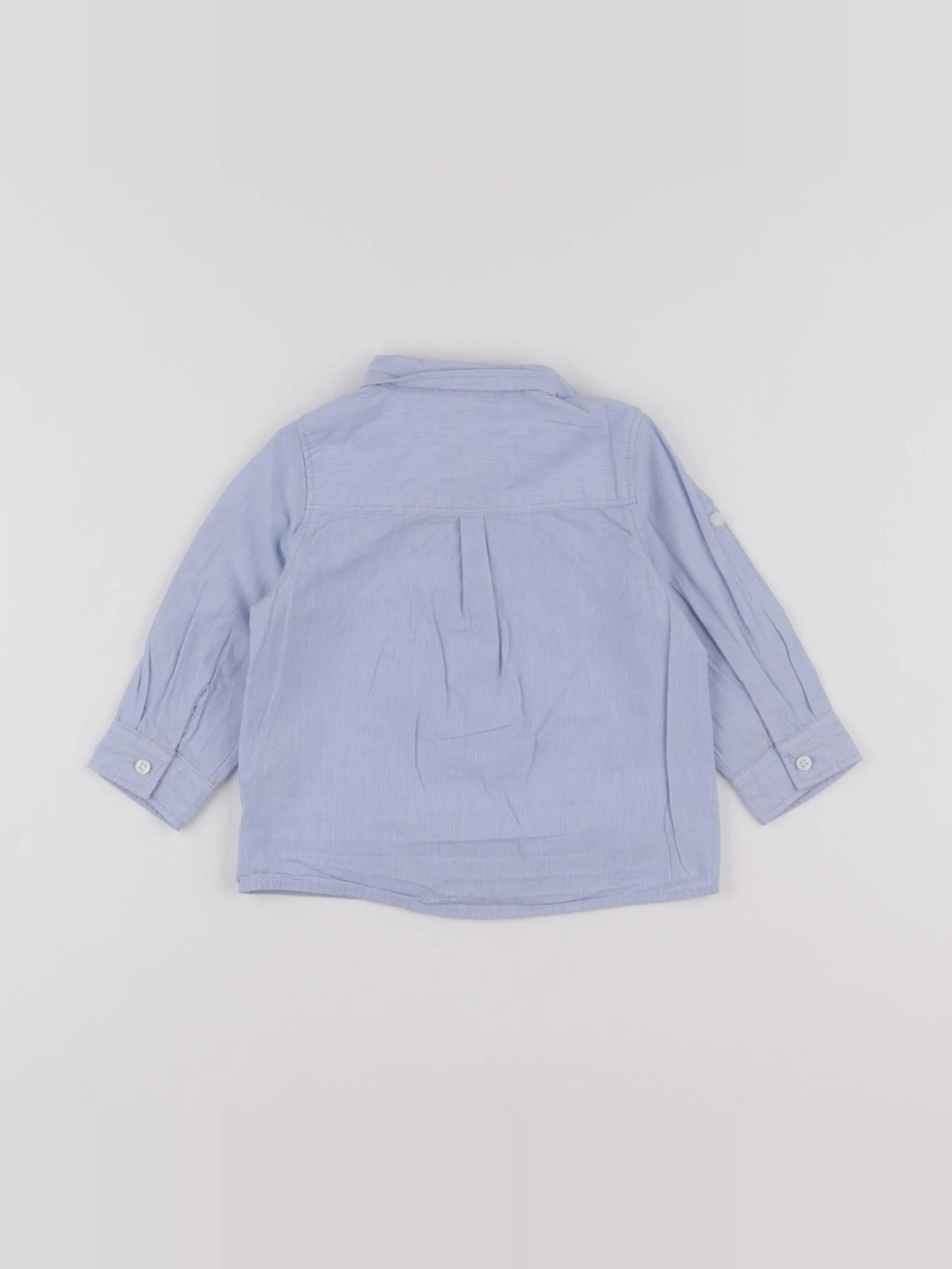 Tape à l'oeil - chemise bleu - 12 mois