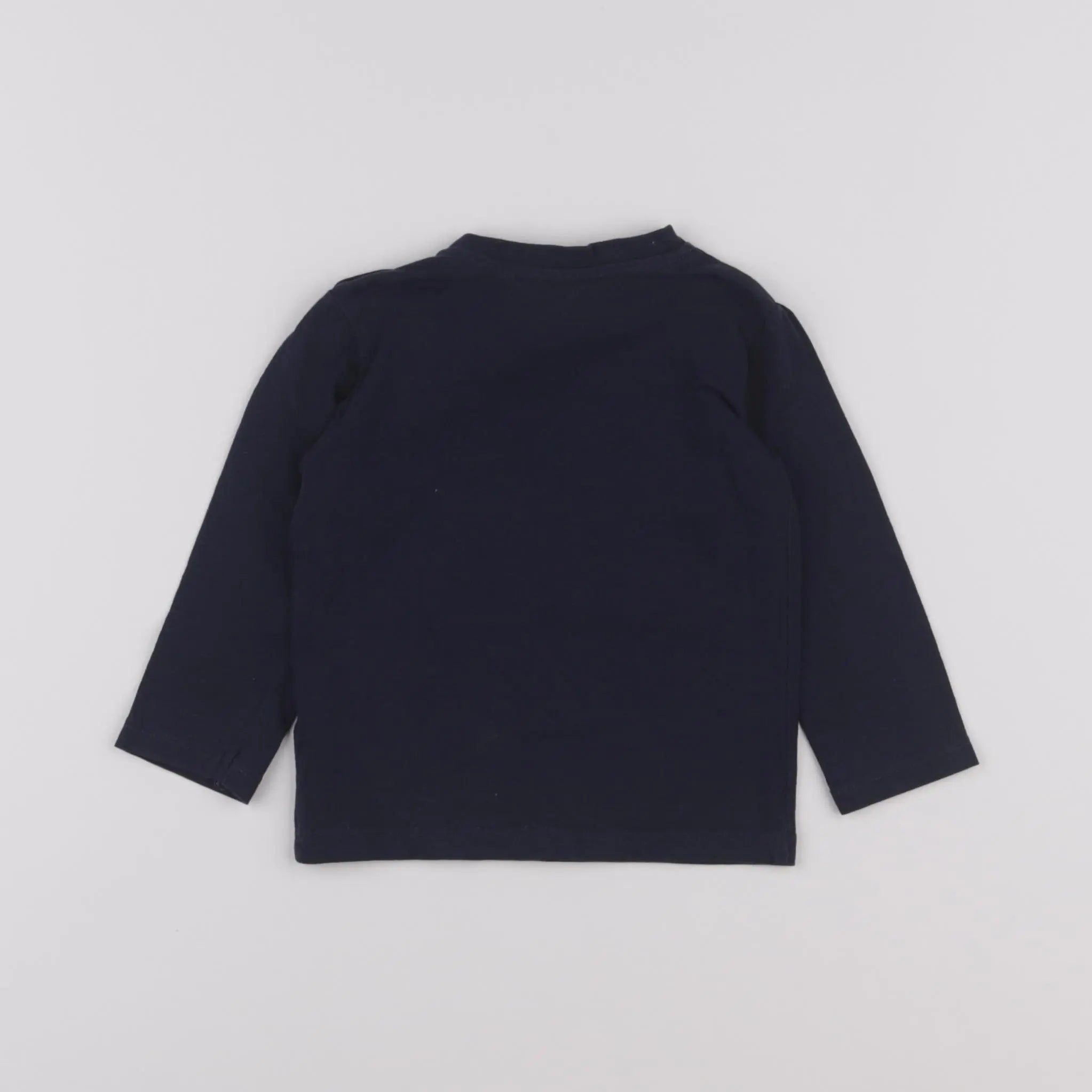 Vertbaudet - tee-shirt bleu - 6 mois