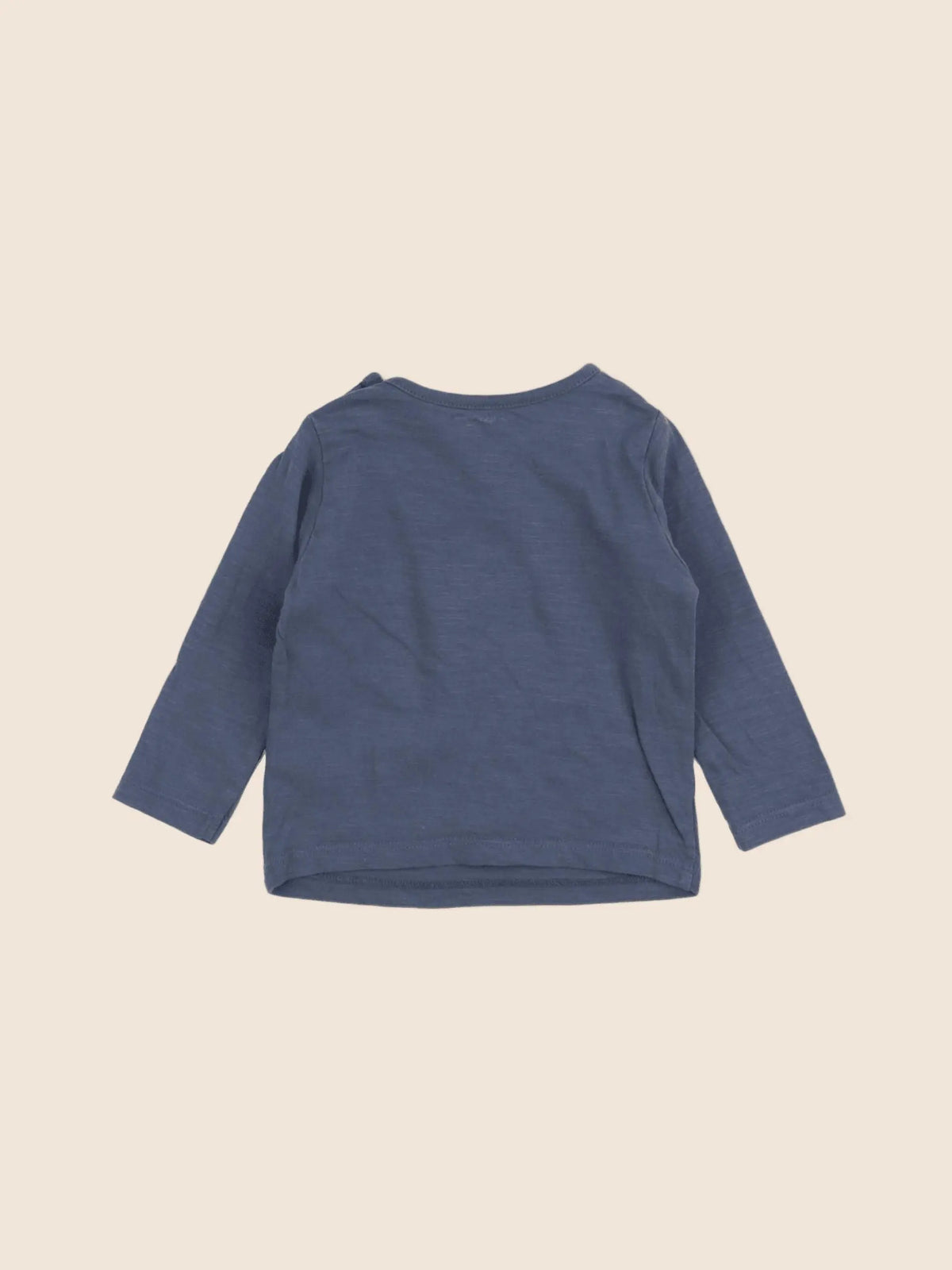 Vertbaudet - tee-shirt bleu - 6 mois
