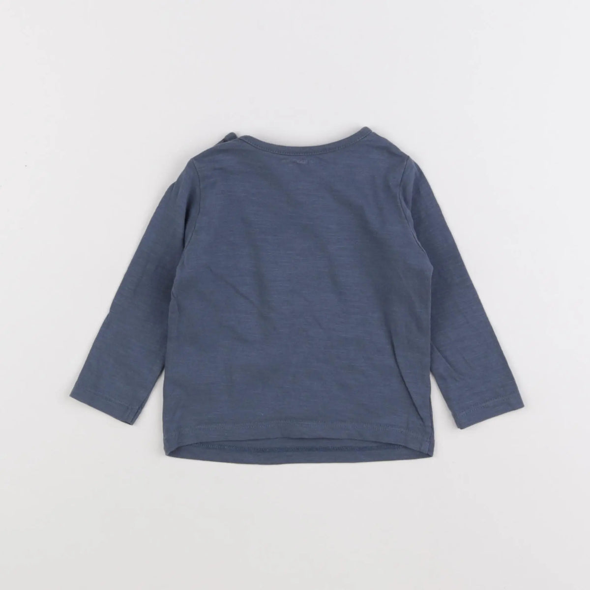 Vertbaudet - tee-shirt bleu - 6 mois