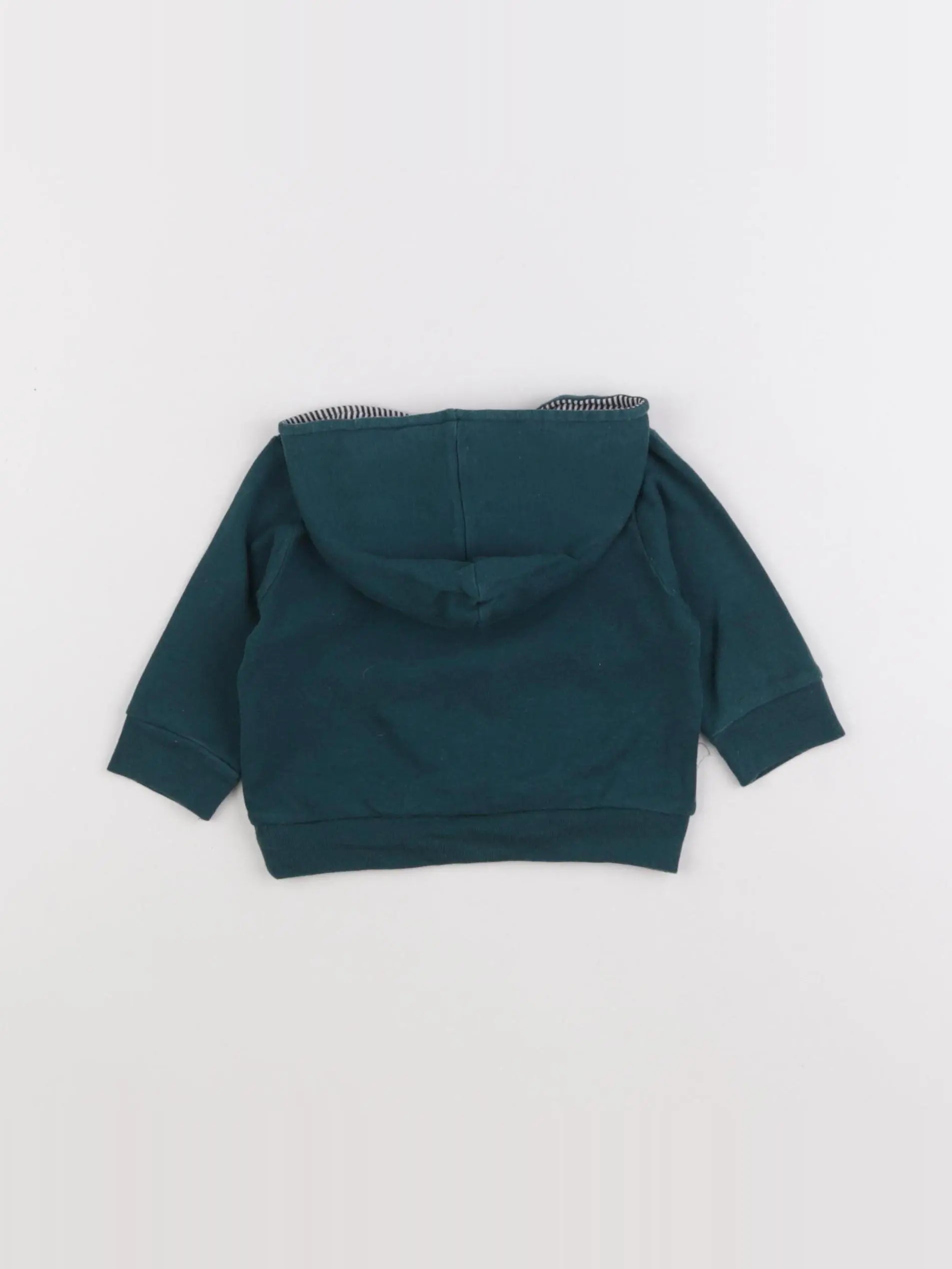 Petit Bateau - sweat vert - 3 mois