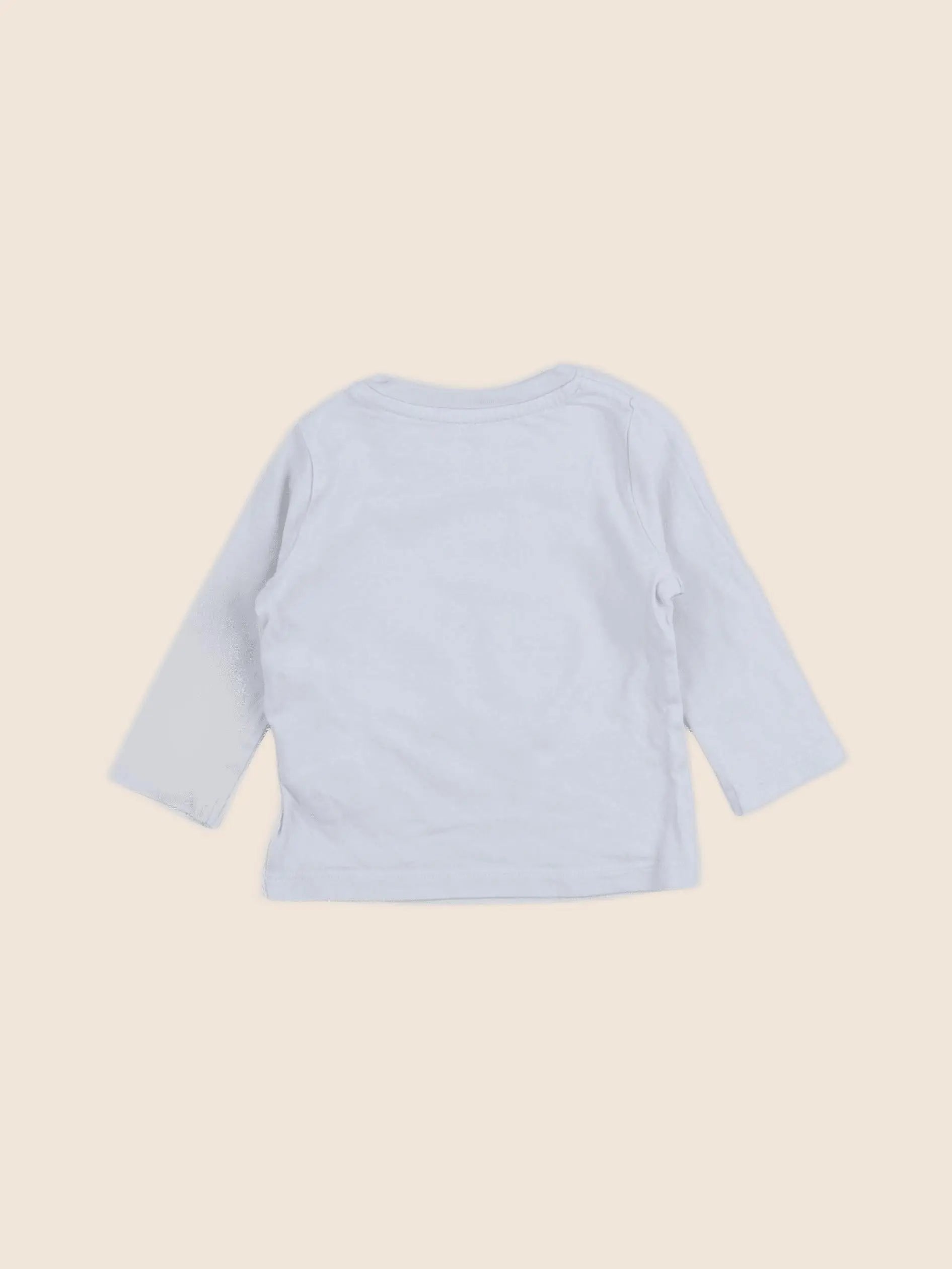 Vertbaudet - tee-shirt bleu - 6 mois