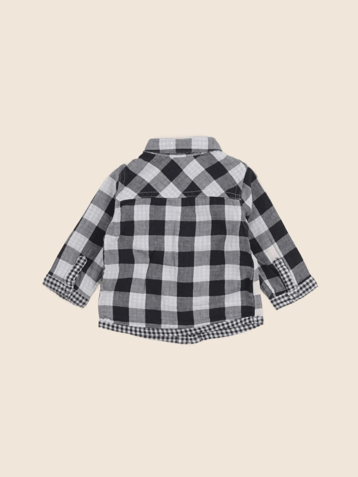 Vertbaudet - chemise noir - 6 mois