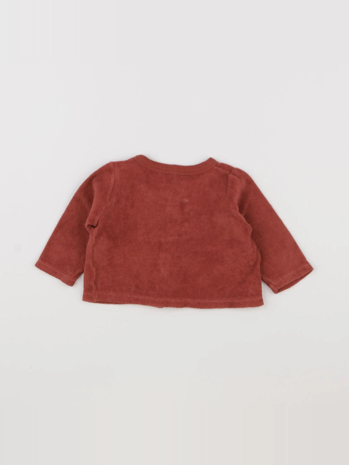 Petit Bateau - gilet rose - 6 mois
