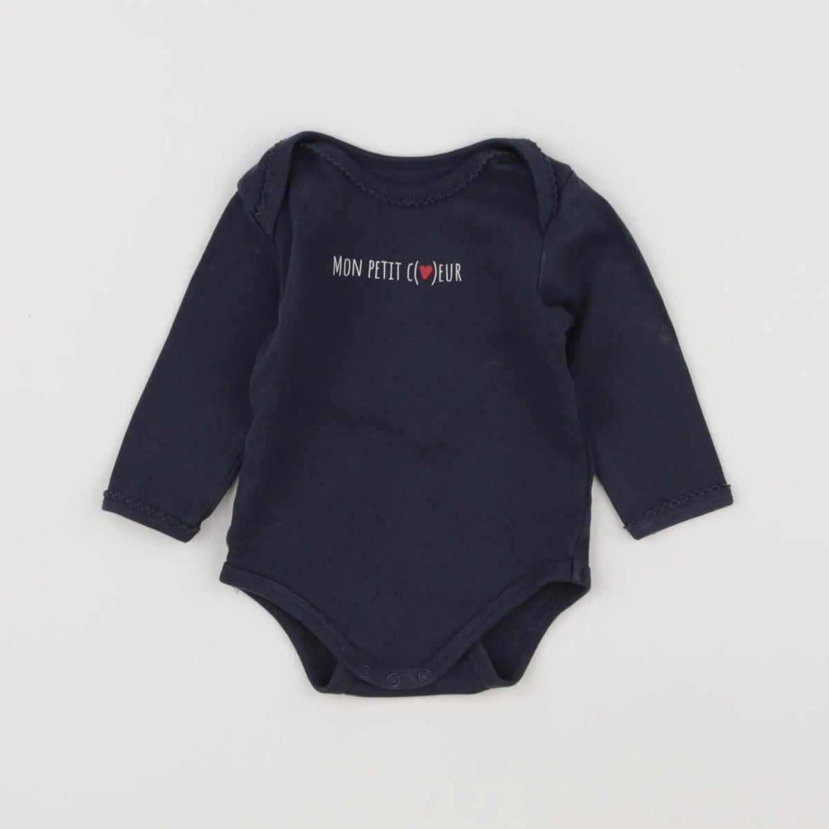 Vertbaudet - body bleu - 6 mois