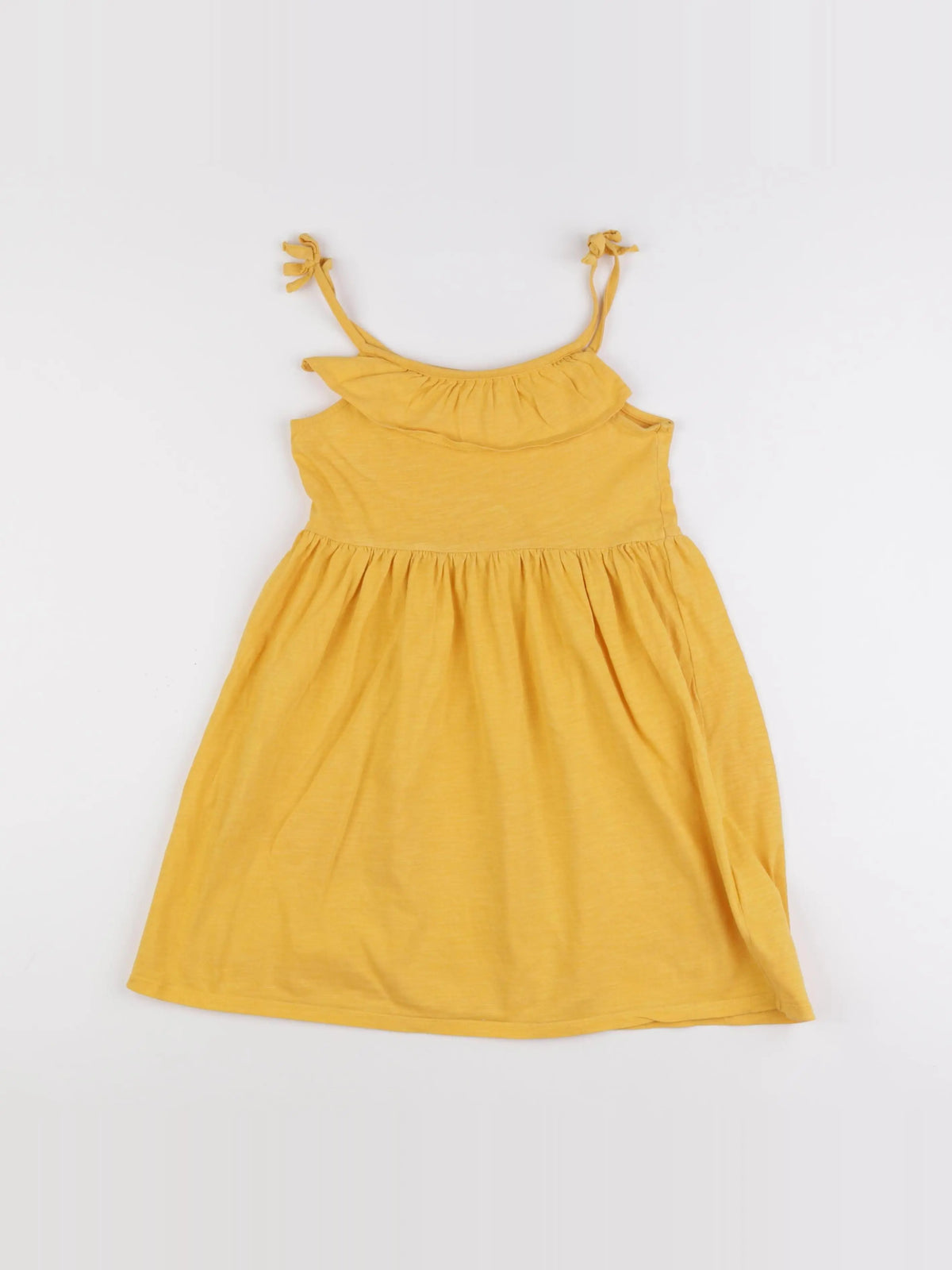 Vertbaudet - robe jaune - 8 ans