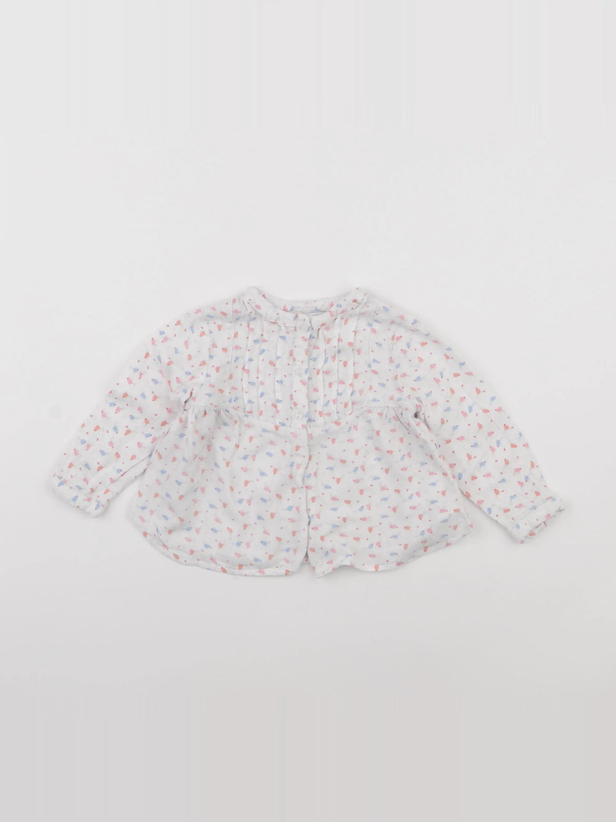 Vertbaudet - blouse blanc - 18 mois