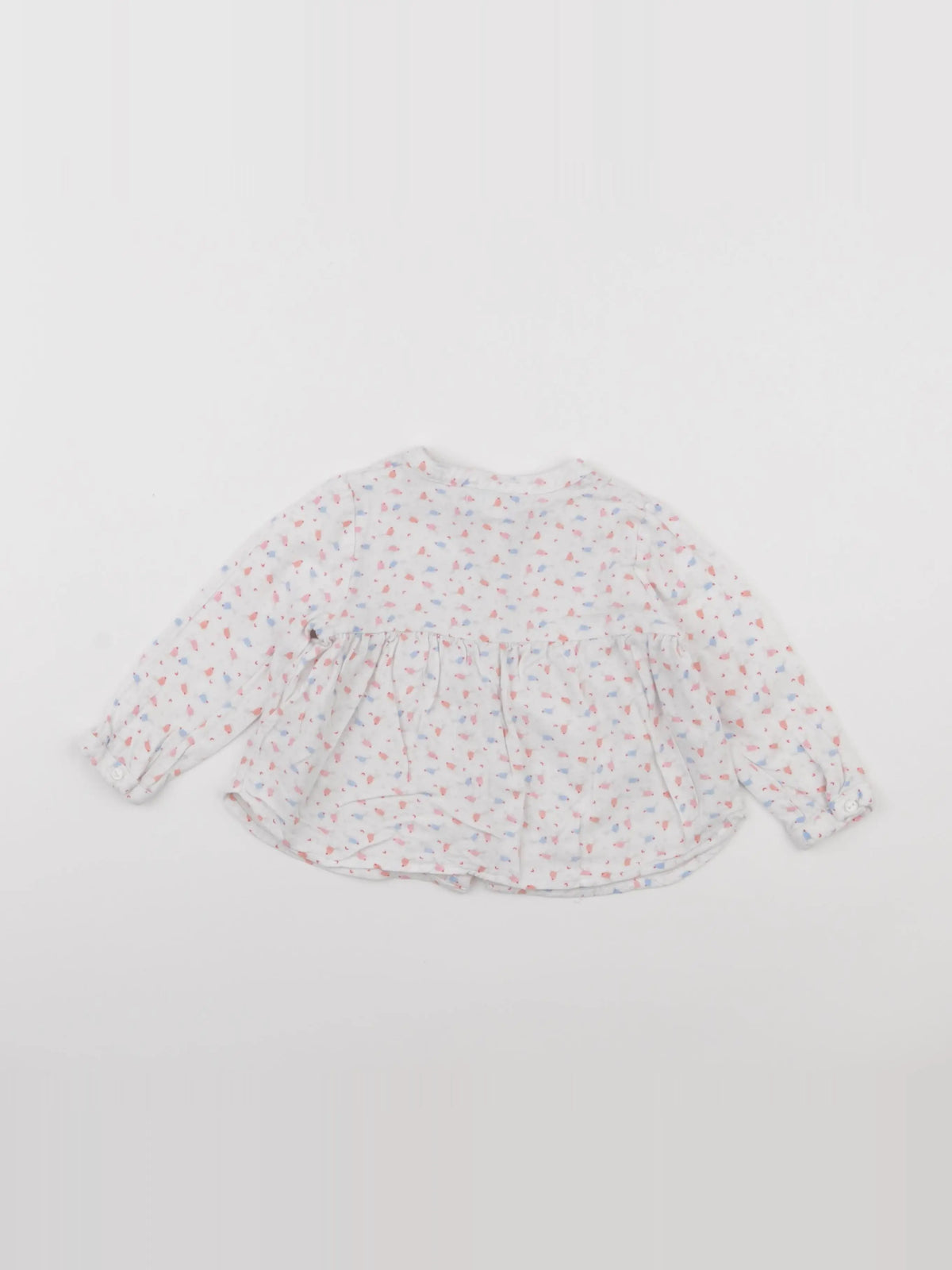 Vertbaudet - blouse blanc - 18 mois