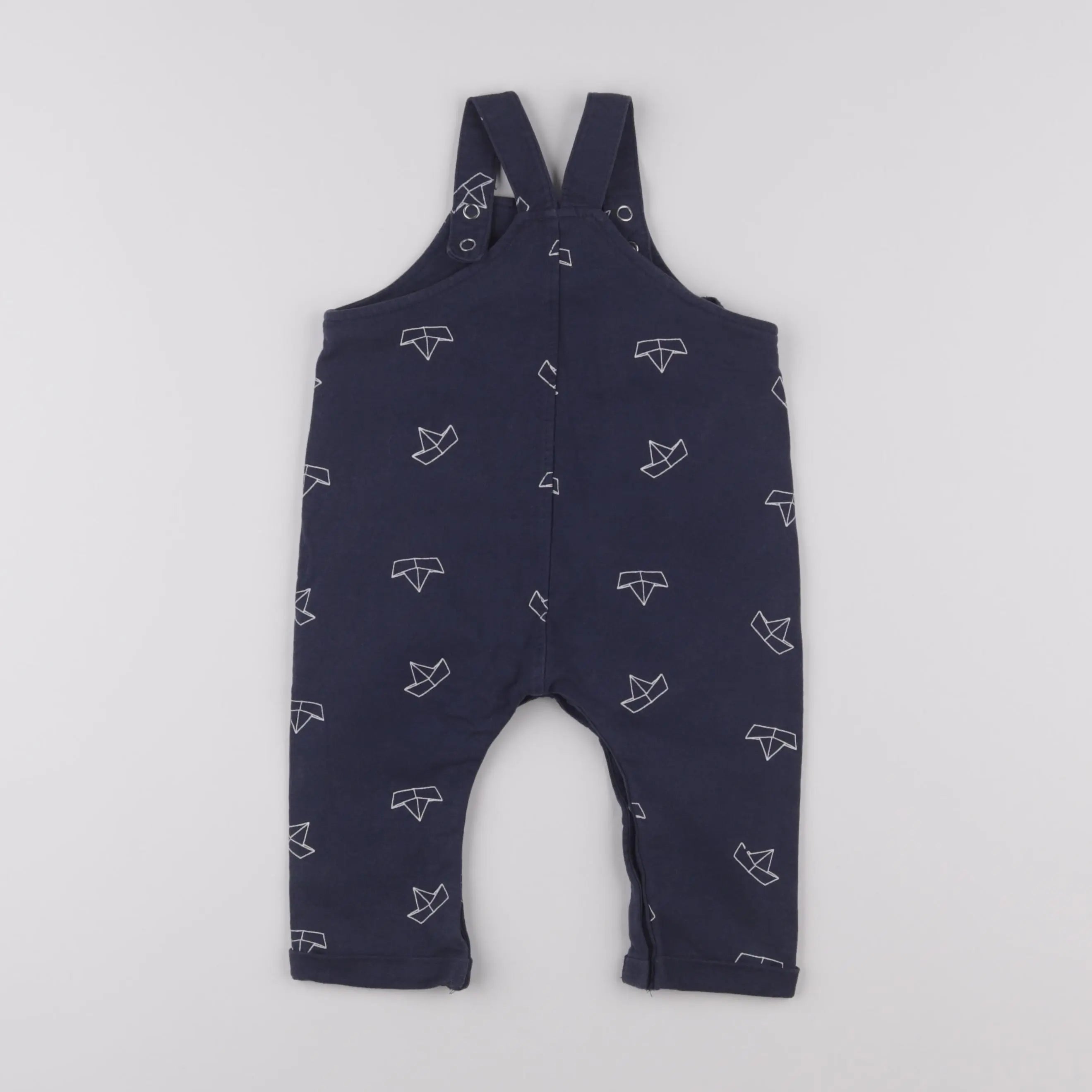 Vertbaudet - salopette bleu - 12 mois