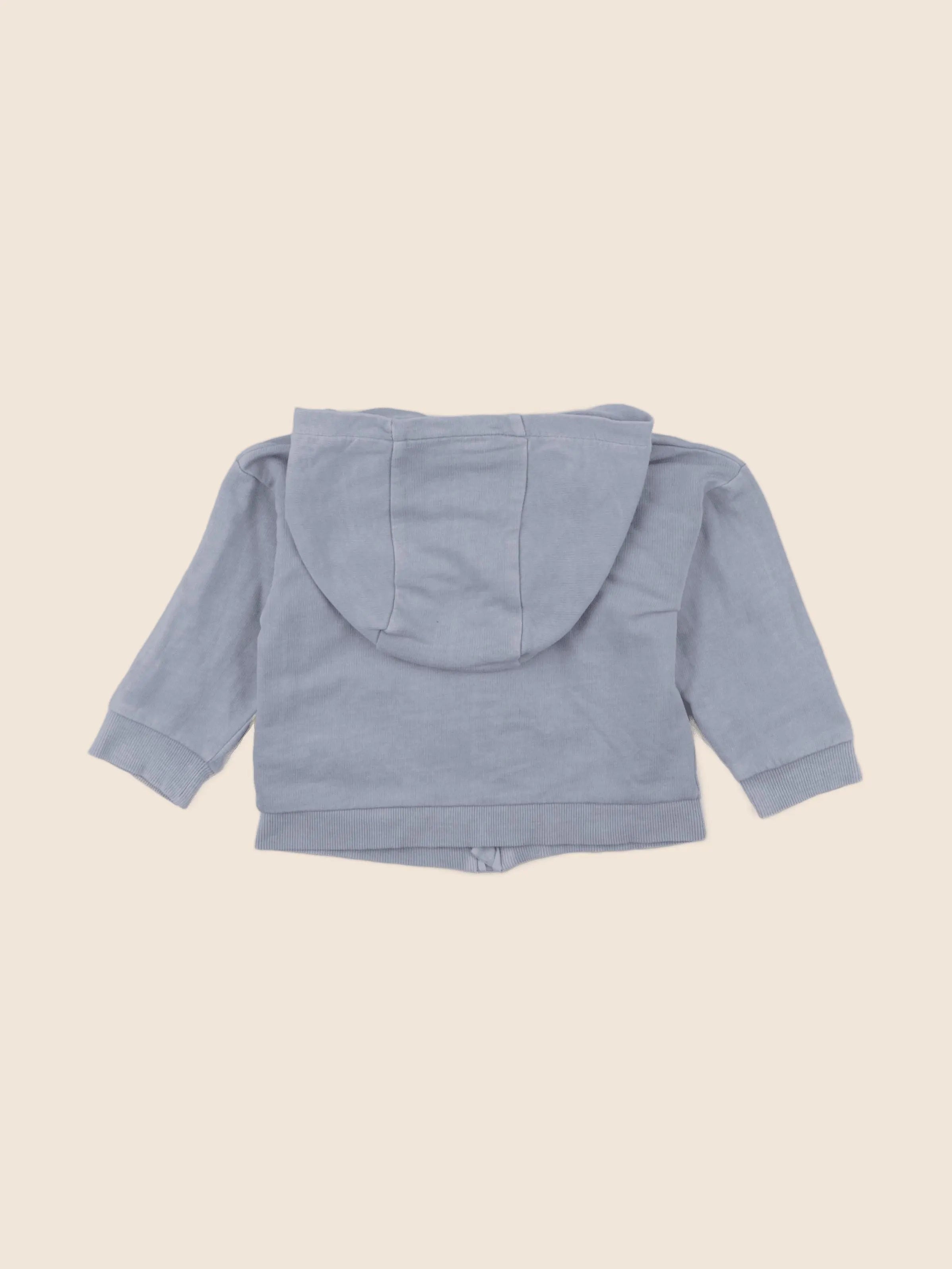 Vertbaudet - sweat bleu - 12 mois