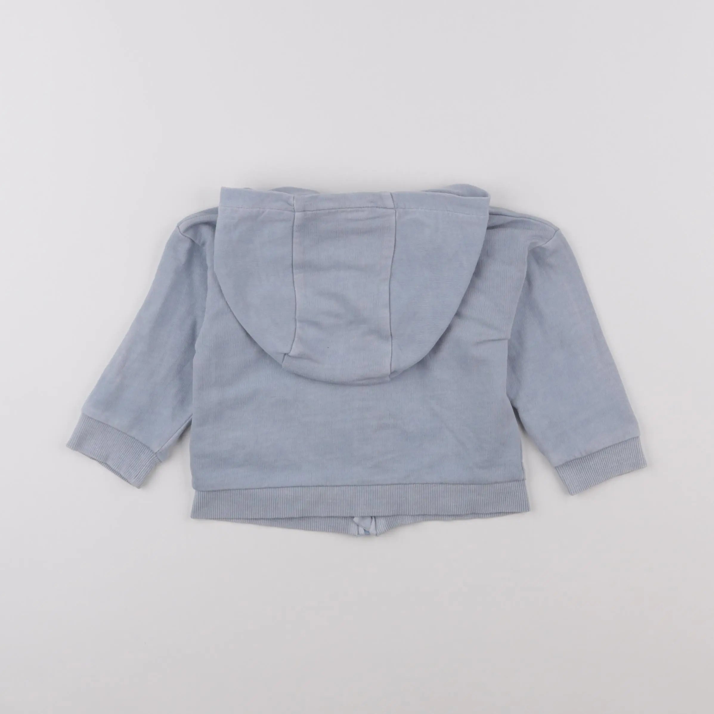 Vertbaudet - sweat bleu - 12 mois